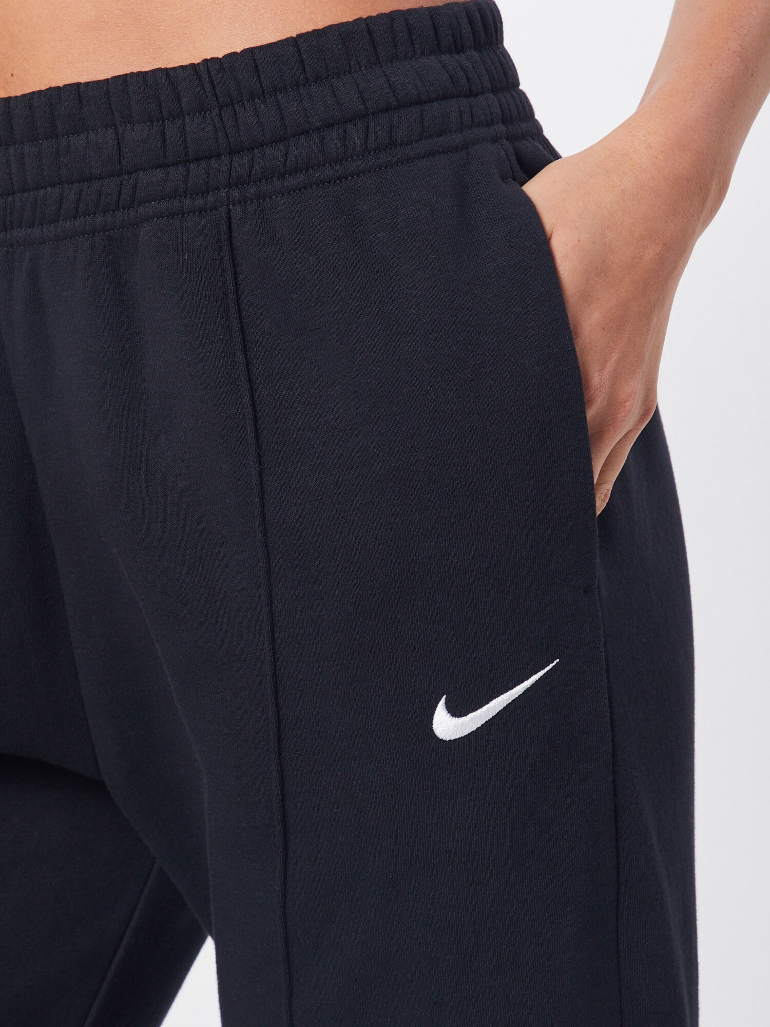 Nike Sportswear Pantaloni negru / alb - Pled.ro