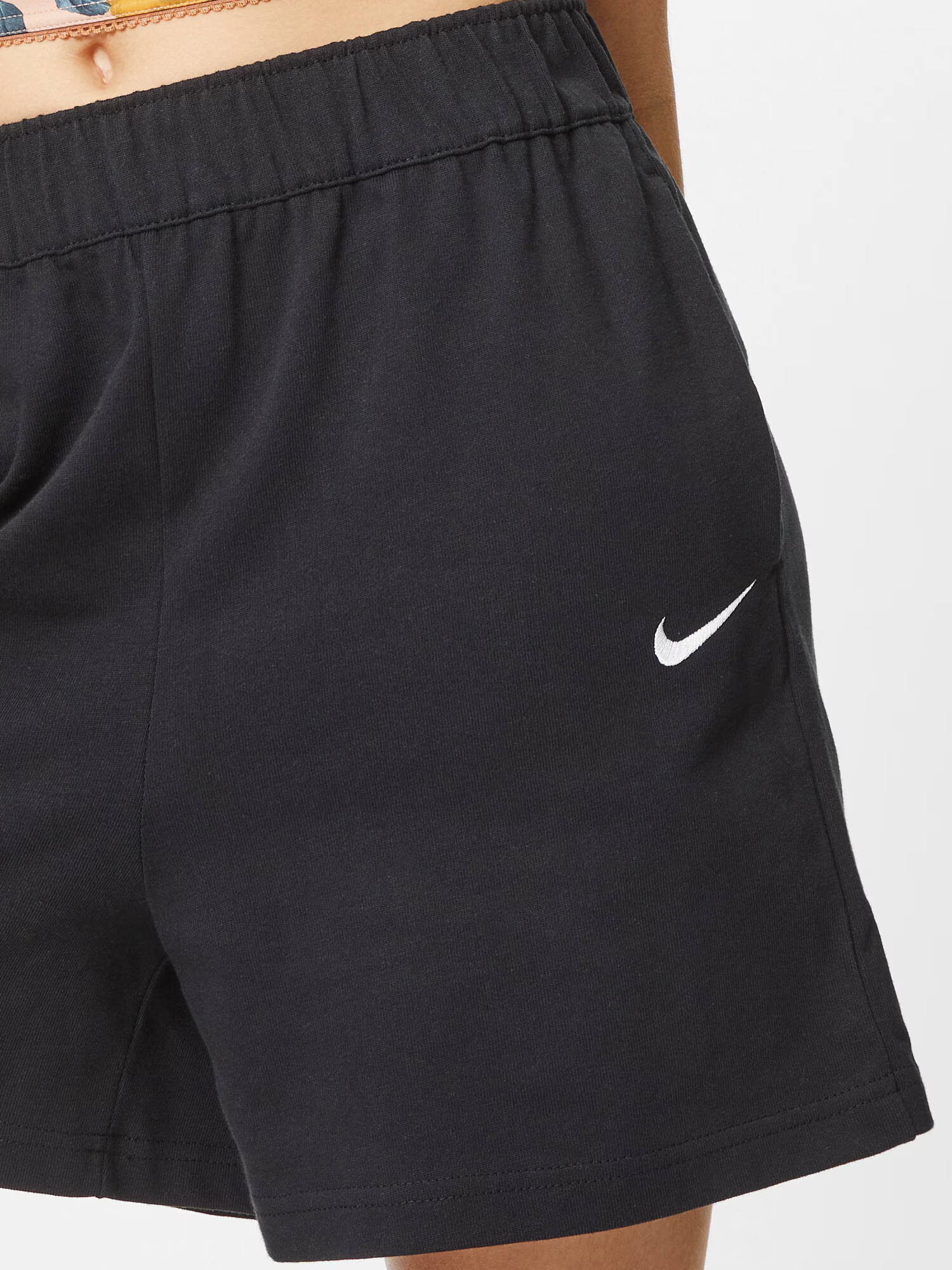 Nike Sportswear Pantaloni negru / alb - Pled.ro