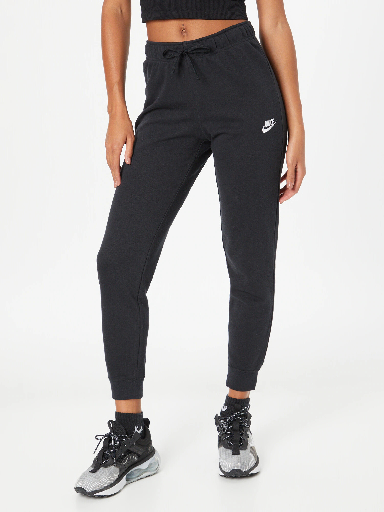 Nike Sportswear Pantaloni negru / alb - Pled.ro