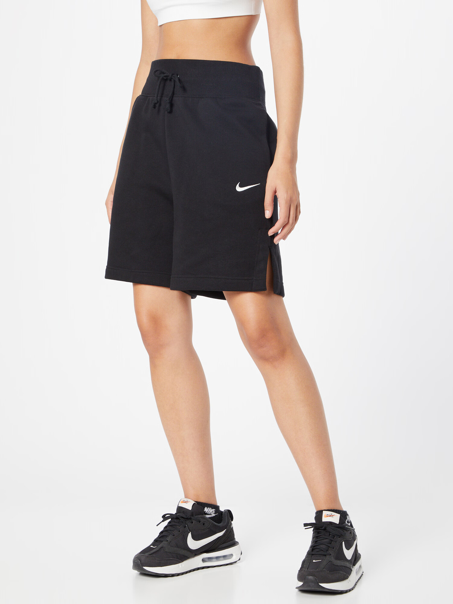 Nike Sportswear Pantaloni negru / alb - Pled.ro