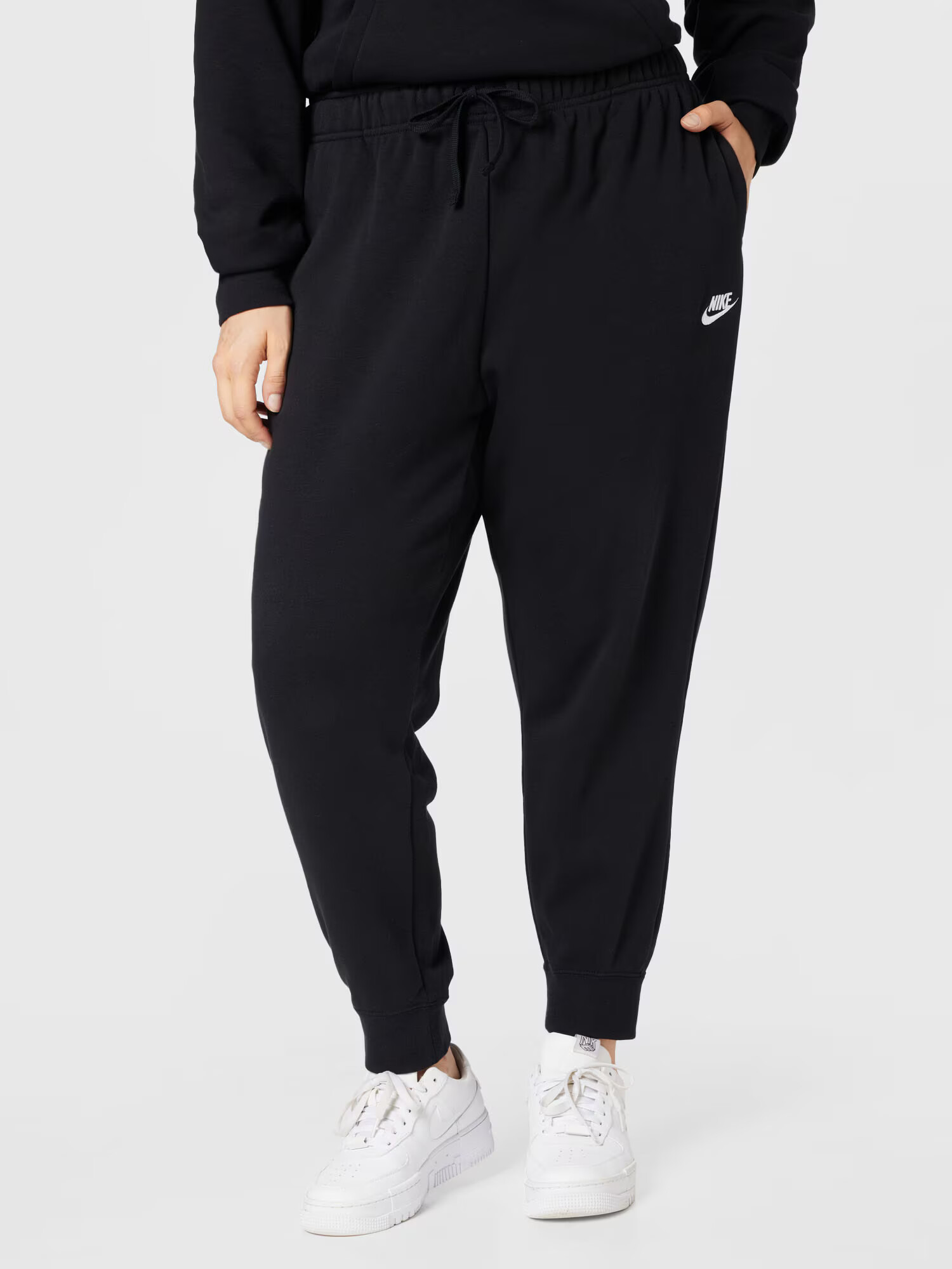 Nike Sportswear Pantaloni sport negru / alb - Pled.ro