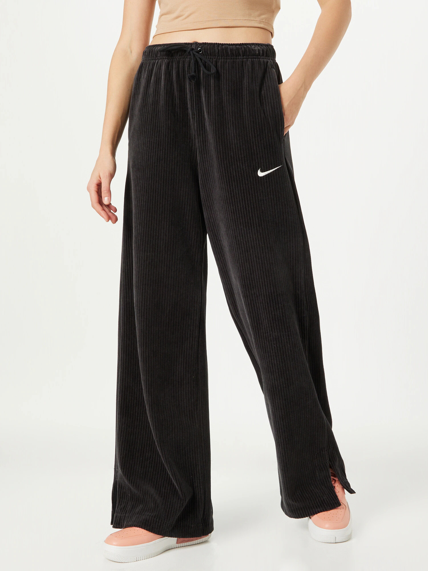 Nike Sportswear Pantaloni negru / alb - Pled.ro