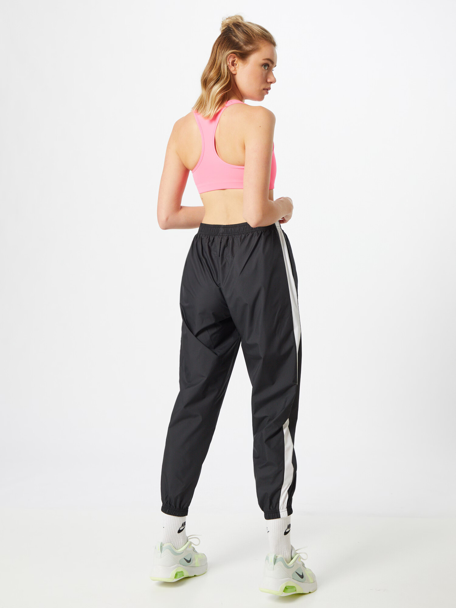 Nike Sportswear Pantaloni negru / alb - Pled.ro