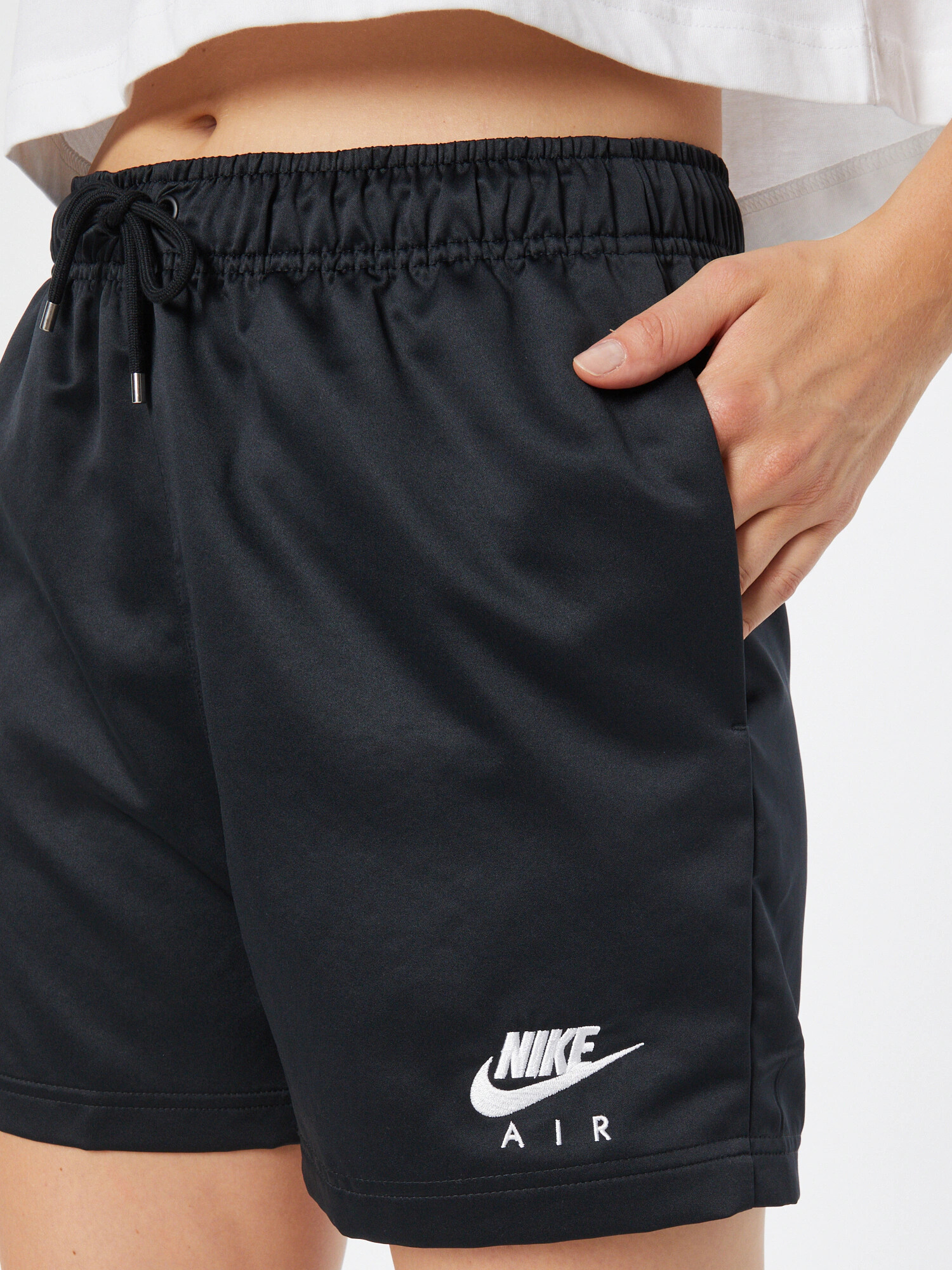 Nike Sportswear Pantaloni negru / alb - Pled.ro