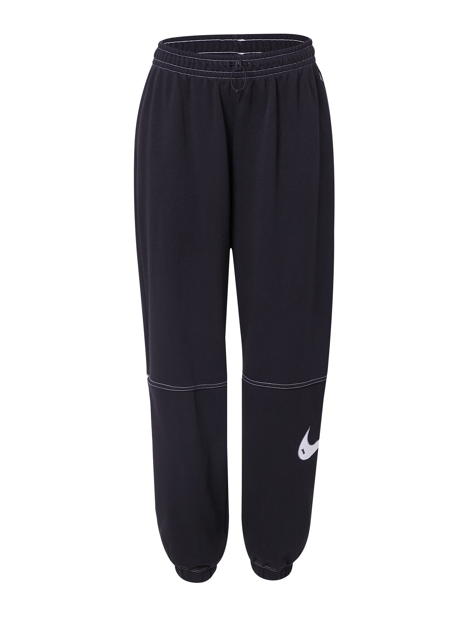 Nike Sportswear Pantaloni negru / alb - Pled.ro