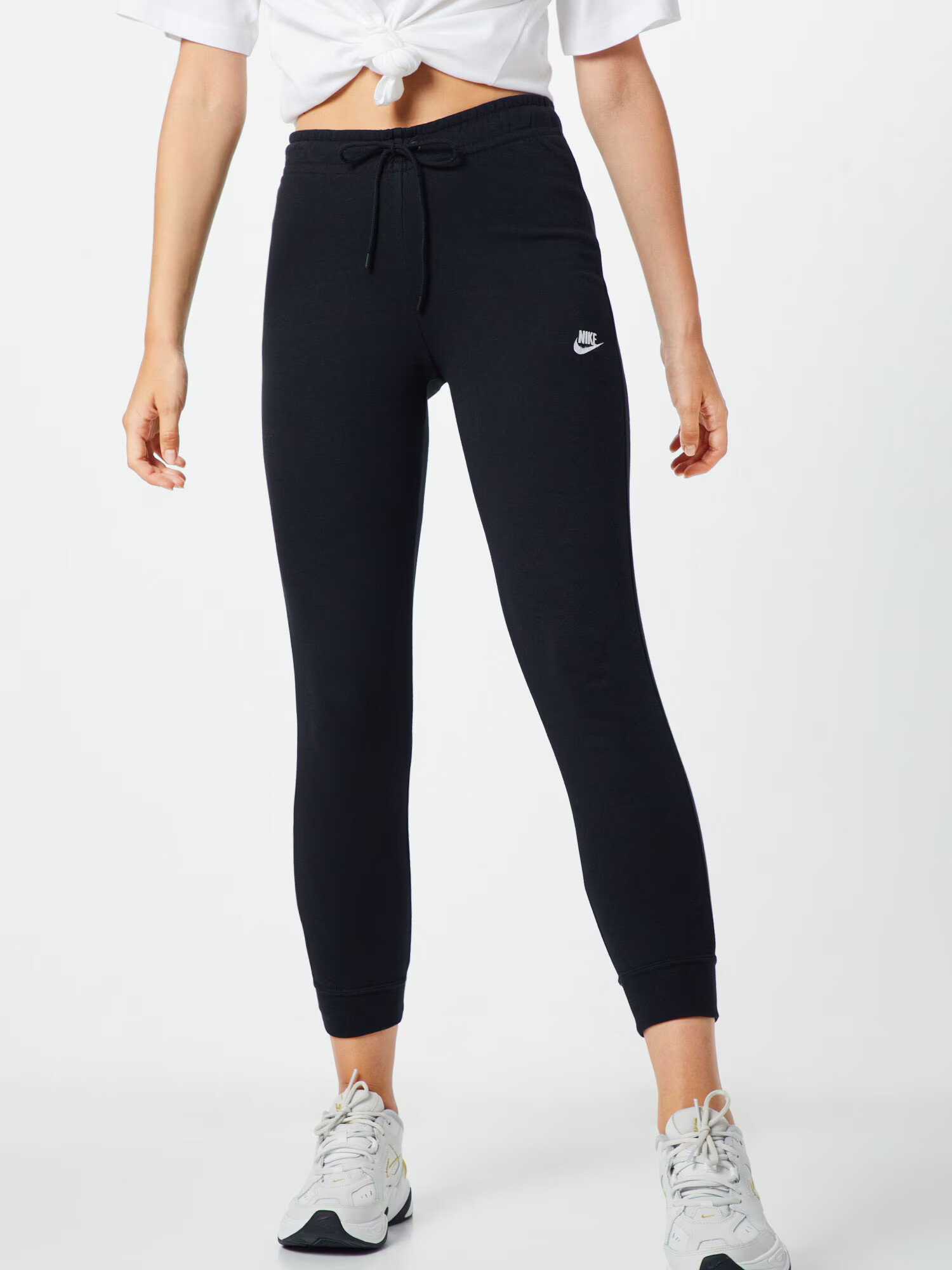 Nike Sportswear Pantaloni negru / alb - Pled.ro