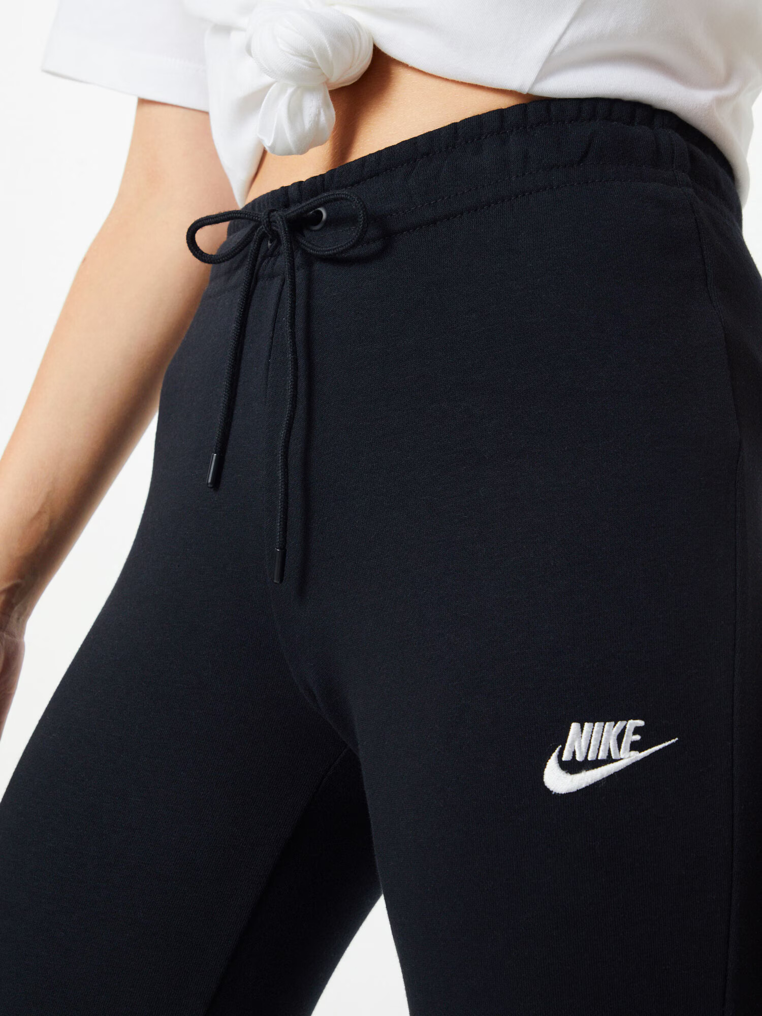 Nike Sportswear Pantaloni negru / alb - Pled.ro