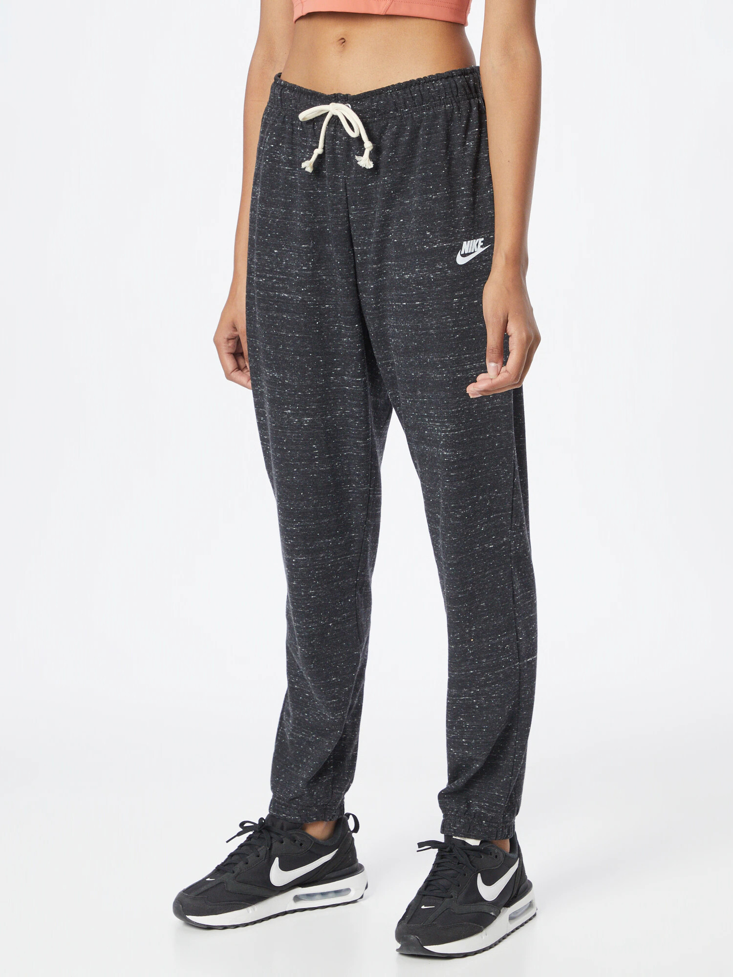 Nike Sportswear Pantaloni negru amestecat / alb - Pled.ro