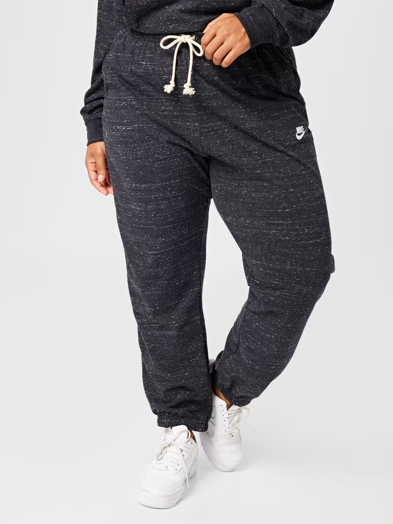 Nike Sportswear Pantaloni negru amestecat / alb - Pled.ro