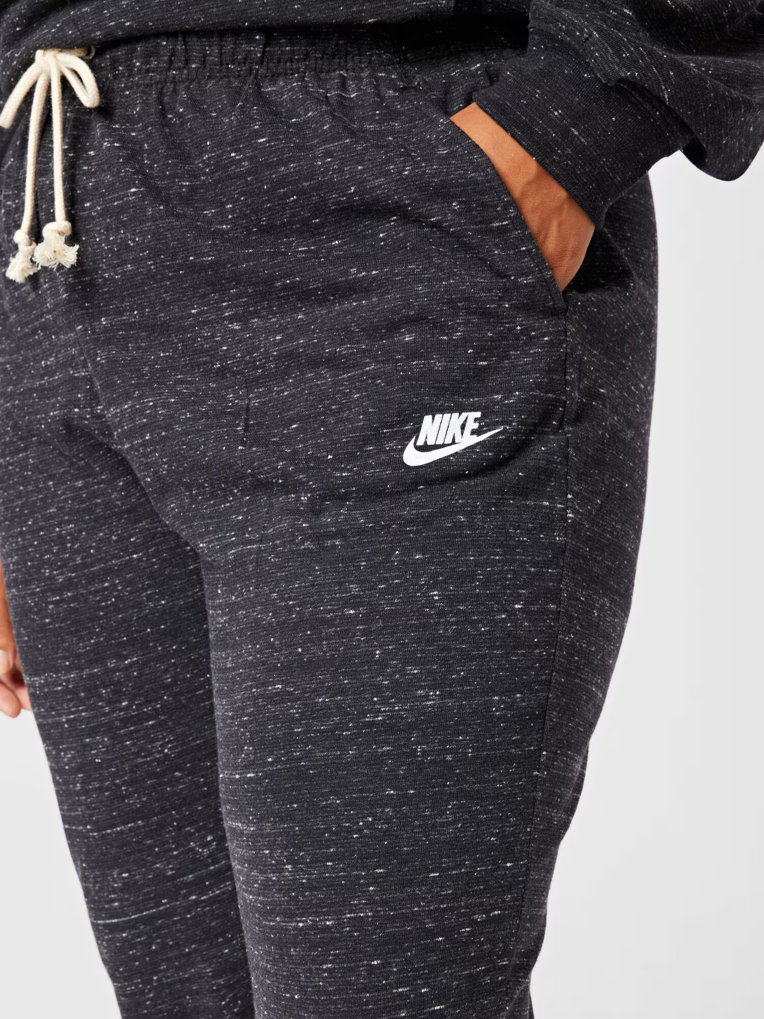 Nike Sportswear Pantaloni negru amestecat / alb - Pled.ro