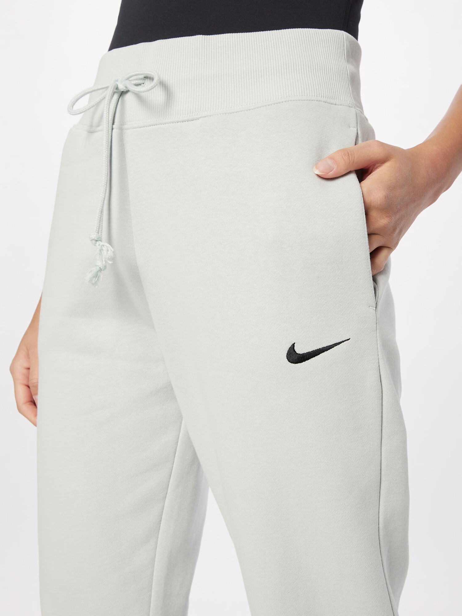 Nike Sportswear Pantaloni negru / argintiu - Pled.ro