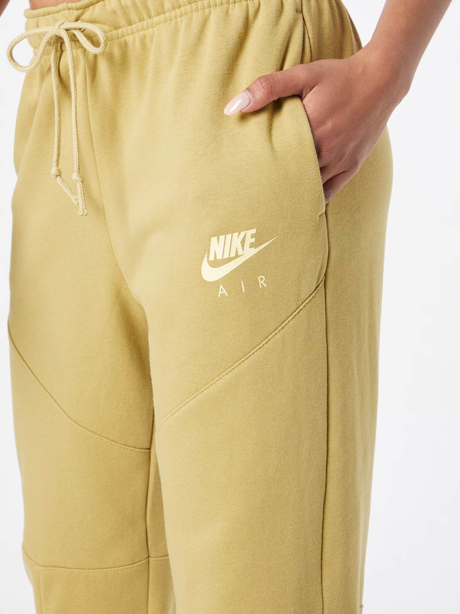 Nike Sportswear Pantaloni nisipiu / gri deschis / alb murdar - Pled.ro