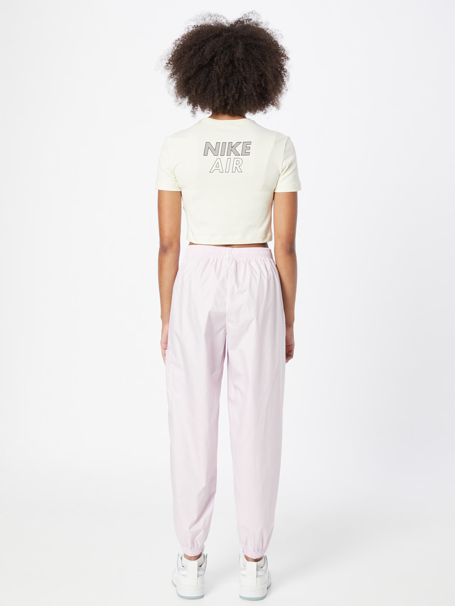 Nike Sportswear Pantaloni roz / alb - Pled.ro