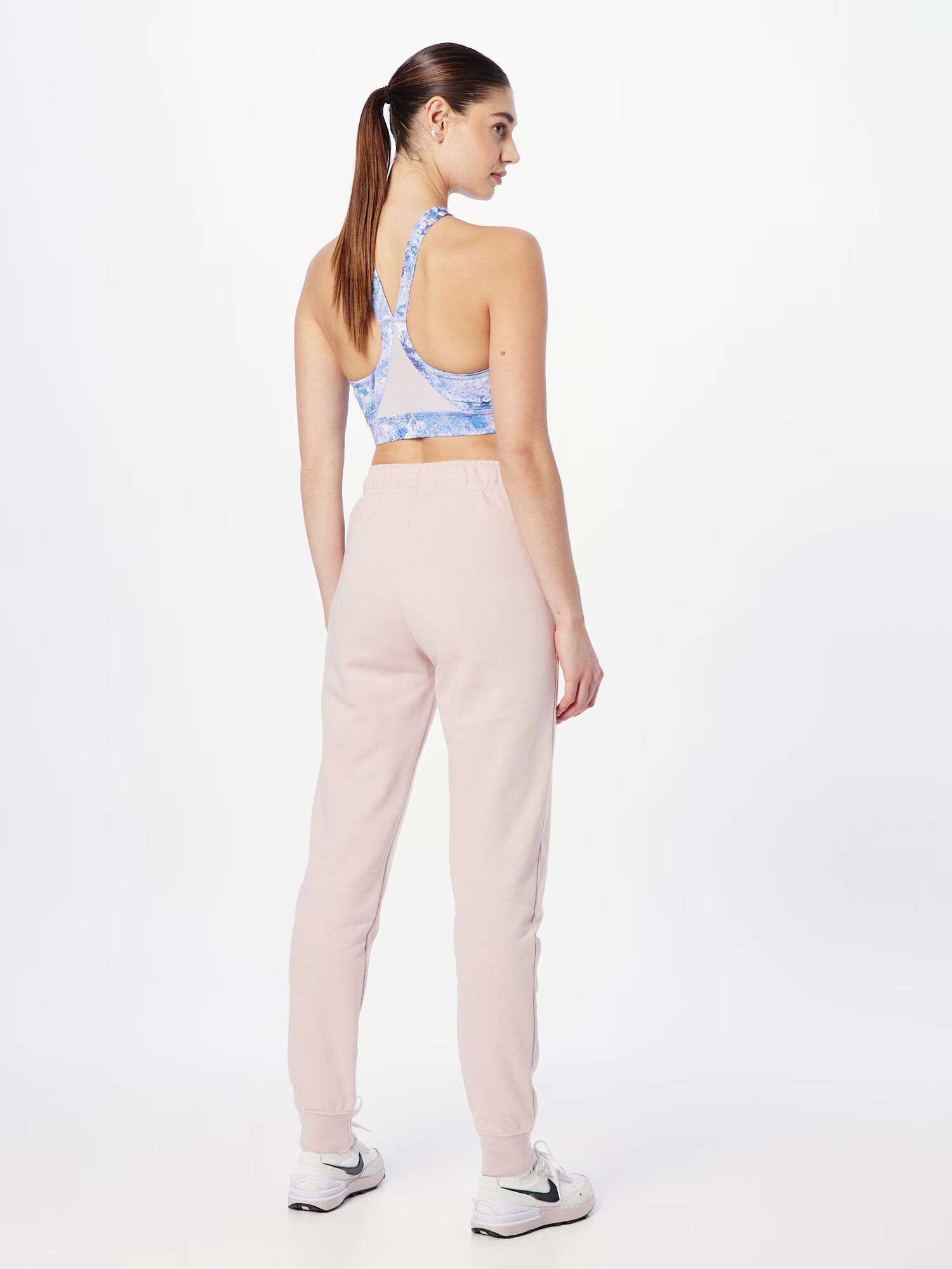 Nike Sportswear Pantaloni roz pastel / alb - Pled.ro