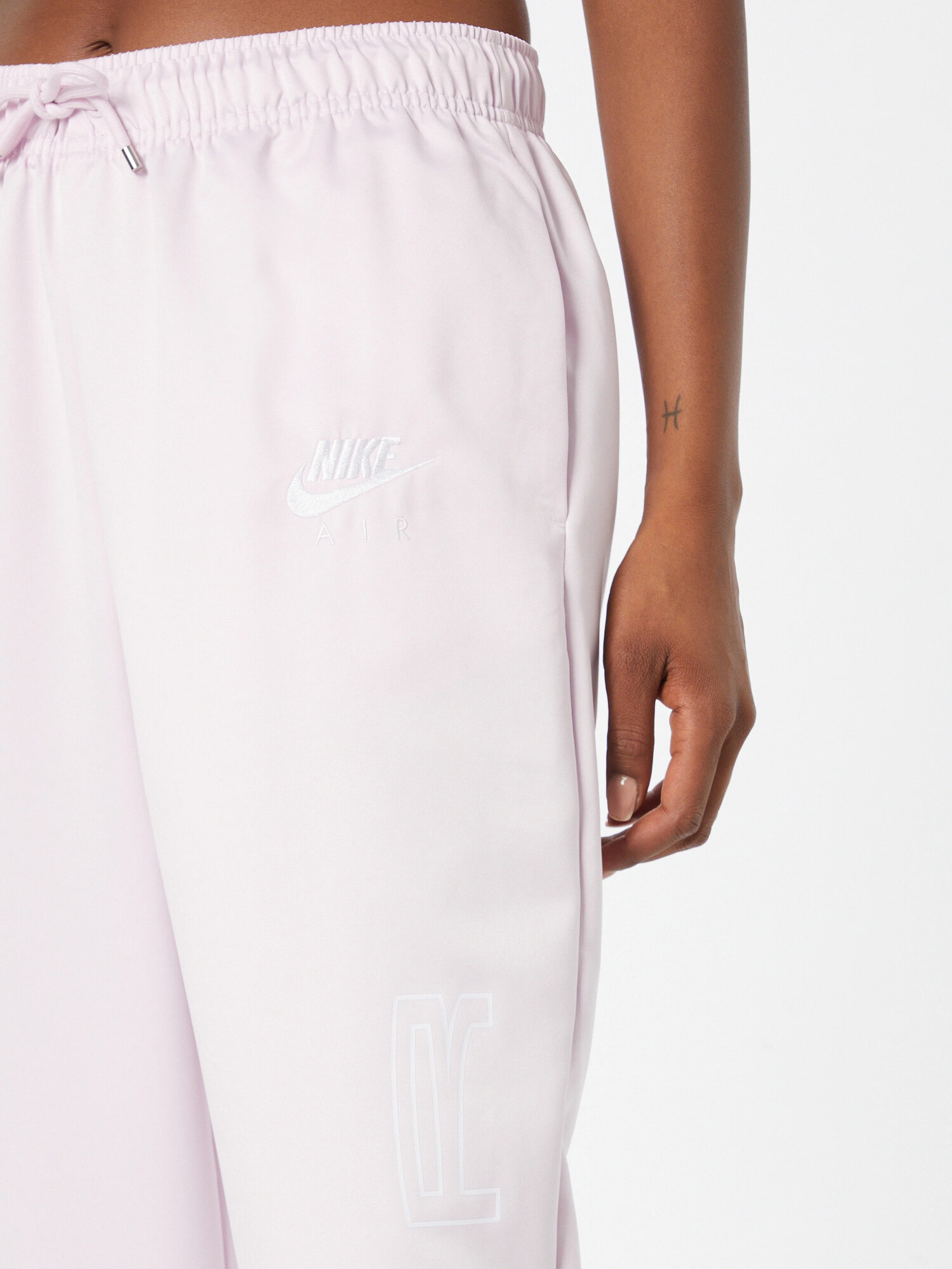 Nike Sportswear Pantaloni roz pastel / alb - Pled.ro