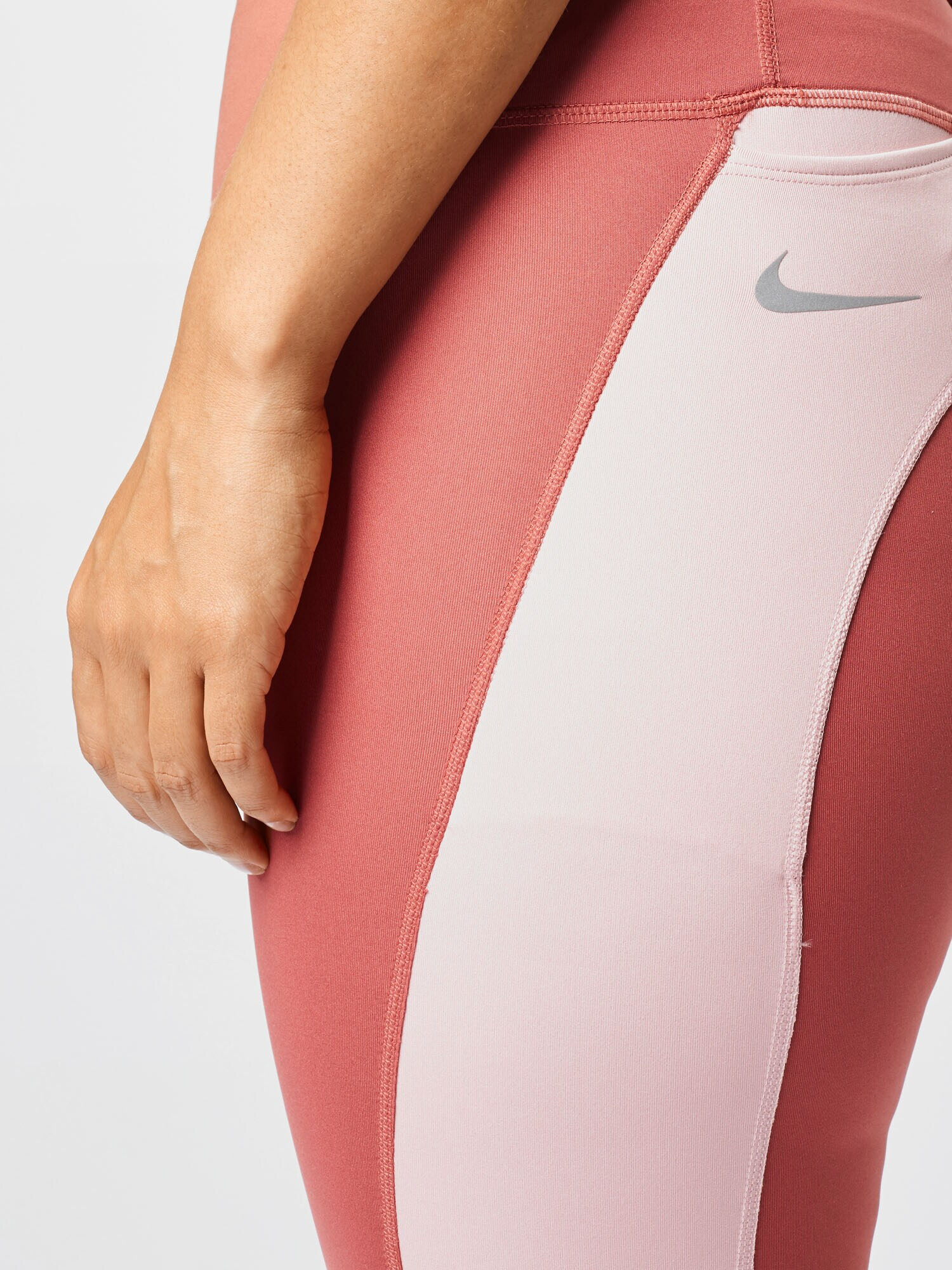 Nike Sportswear Pantaloni sport 'Epic Fast' rosé / alb - Pled.ro