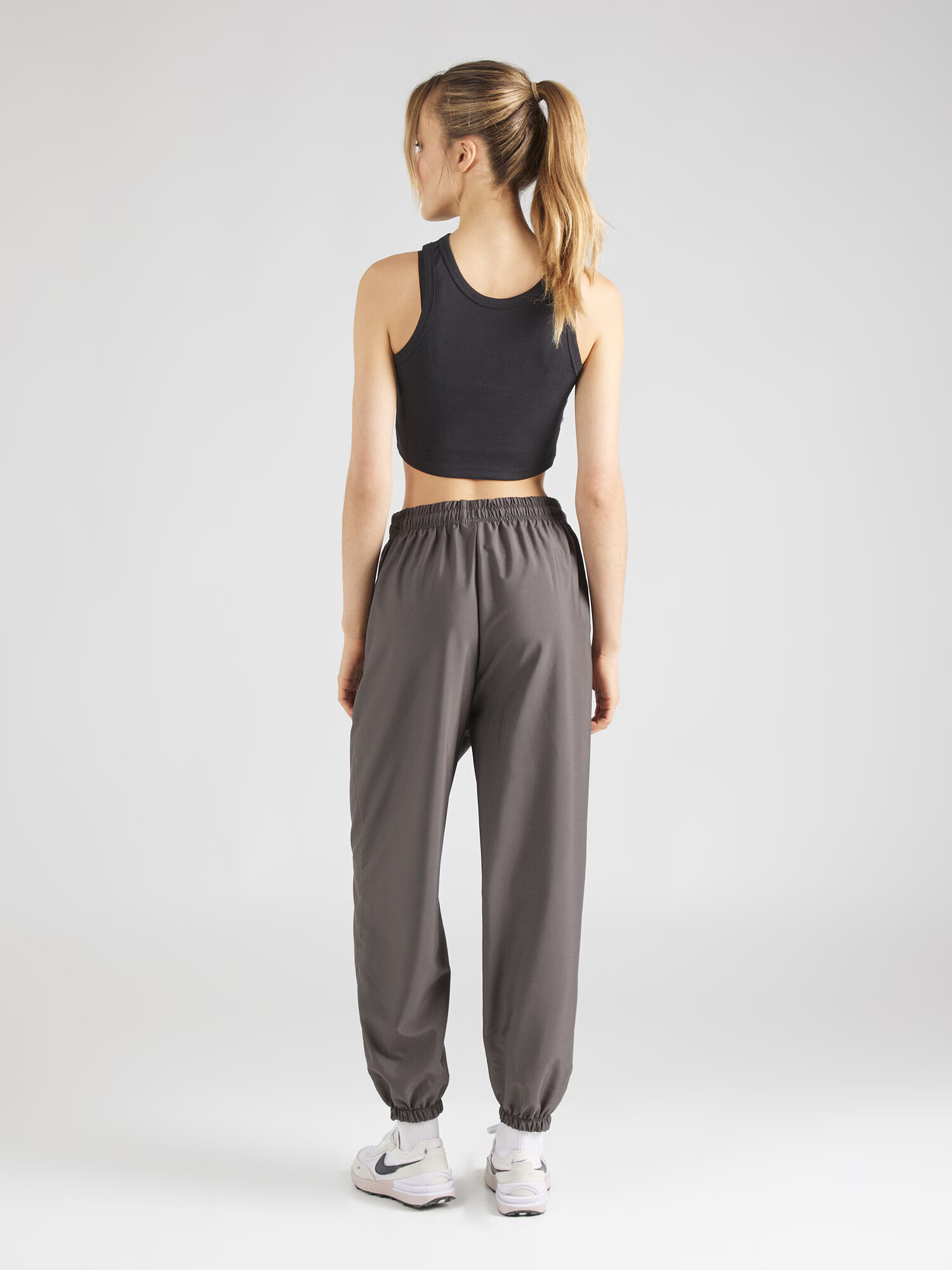 Nike Sportswear Pantaloni 'TREND' gri închis / alb - Pled.ro