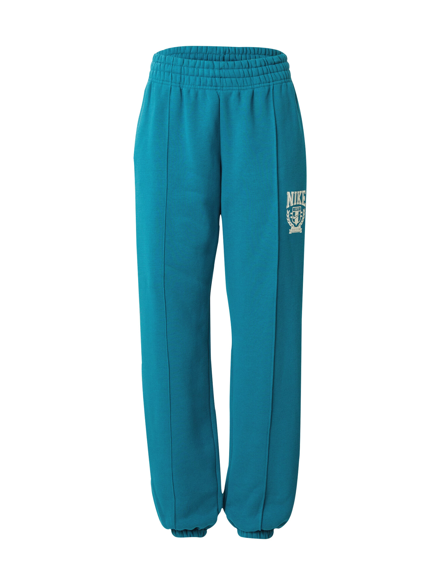 Nike Sportswear Pantaloni verde petrol / alb - Pled.ro