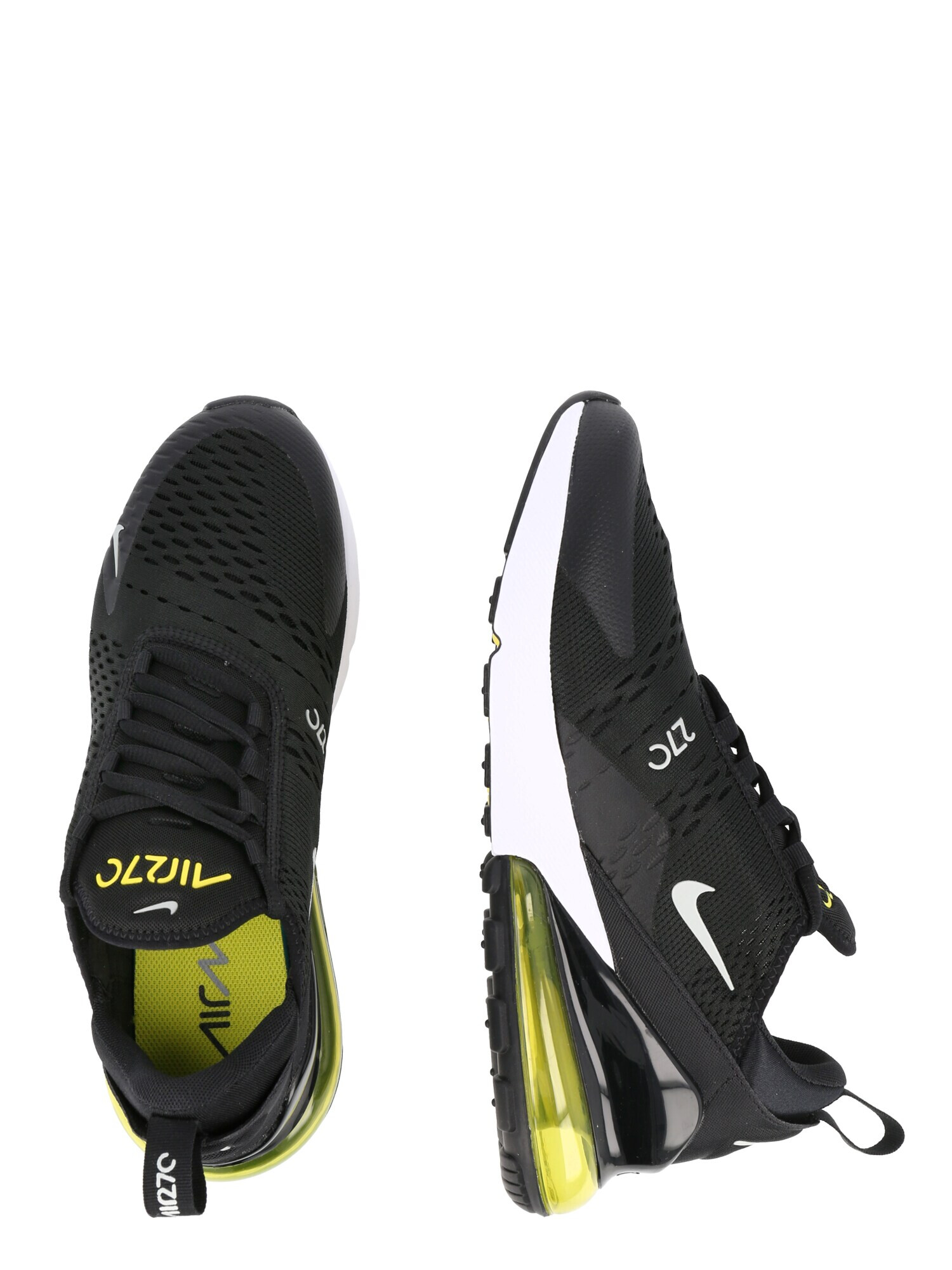 Nike Sportswear Pantofi sport 'Air Max 270' galben lămâie / negru / alb - Pled.ro