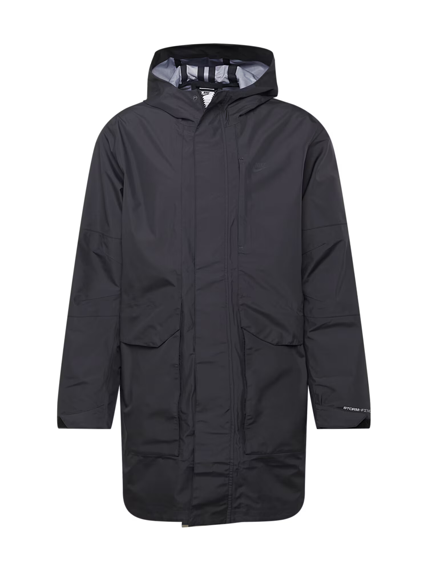 Nike Sportswear Parka de primăvară-toamnă negru - Pled.ro