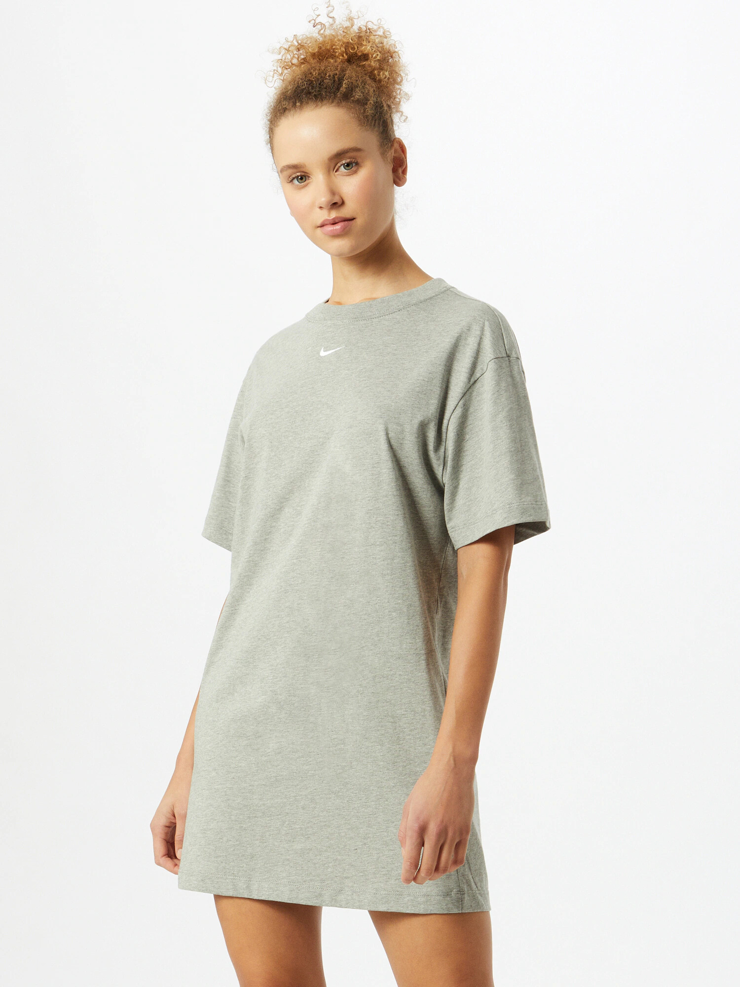 Nike Sportswear Rochie gri amestecat / alb - Pled.ro