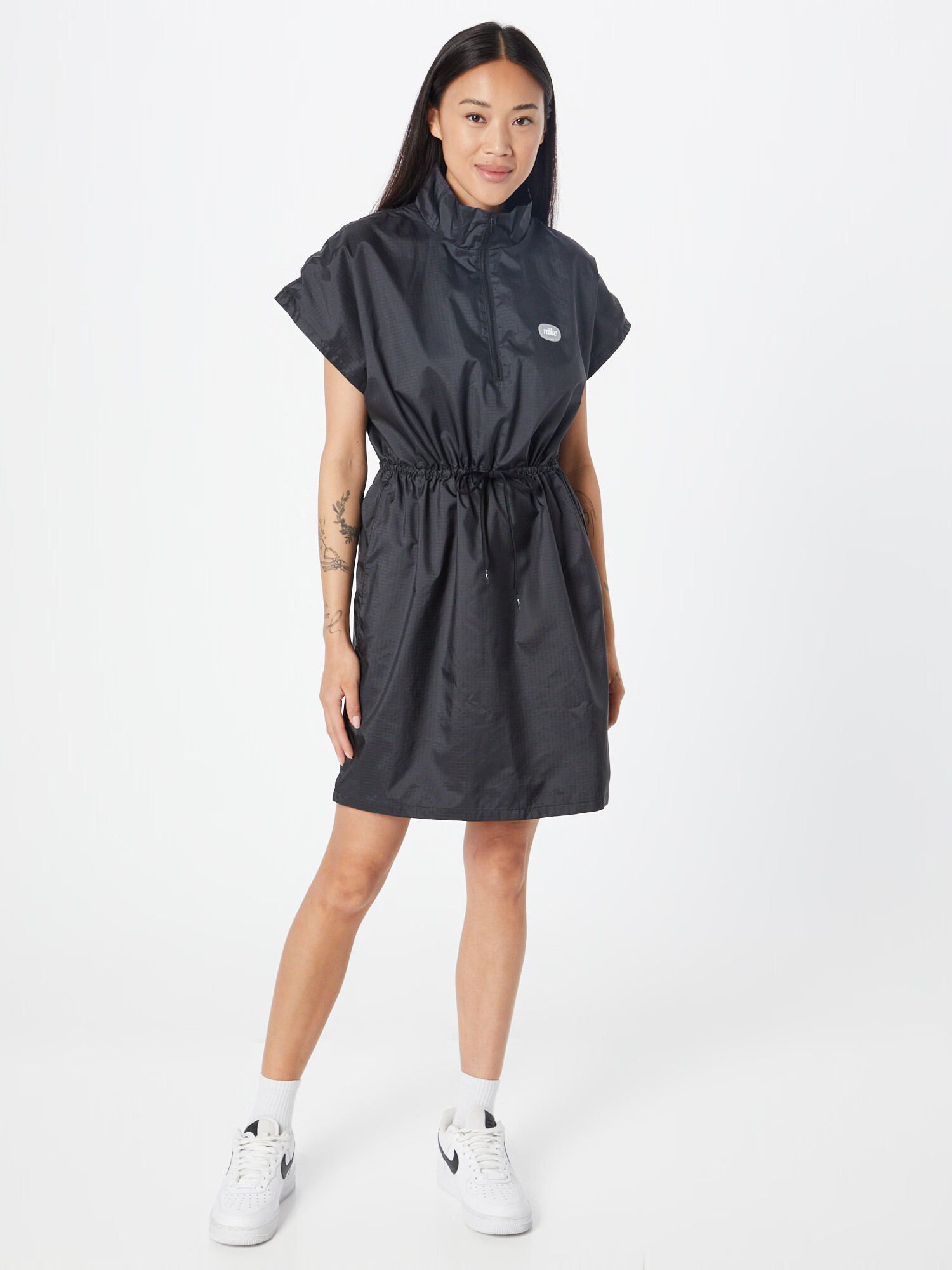 Nike Sportswear Rochie negru / alb - Pled.ro