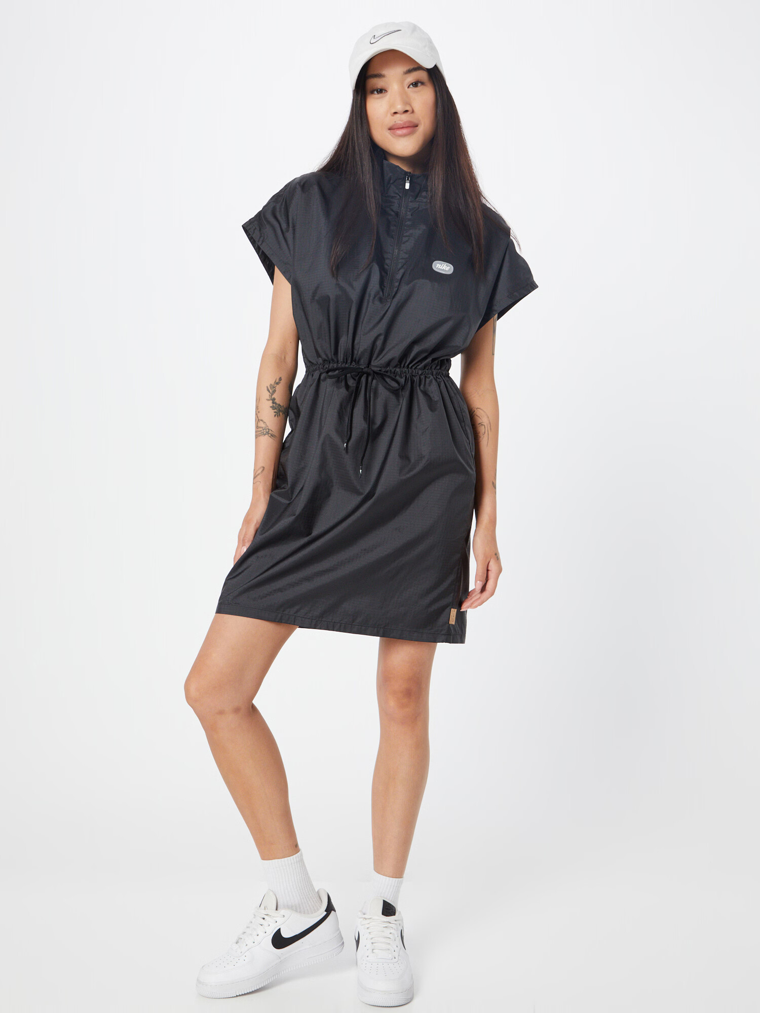 Nike Sportswear Rochie negru / alb - Pled.ro