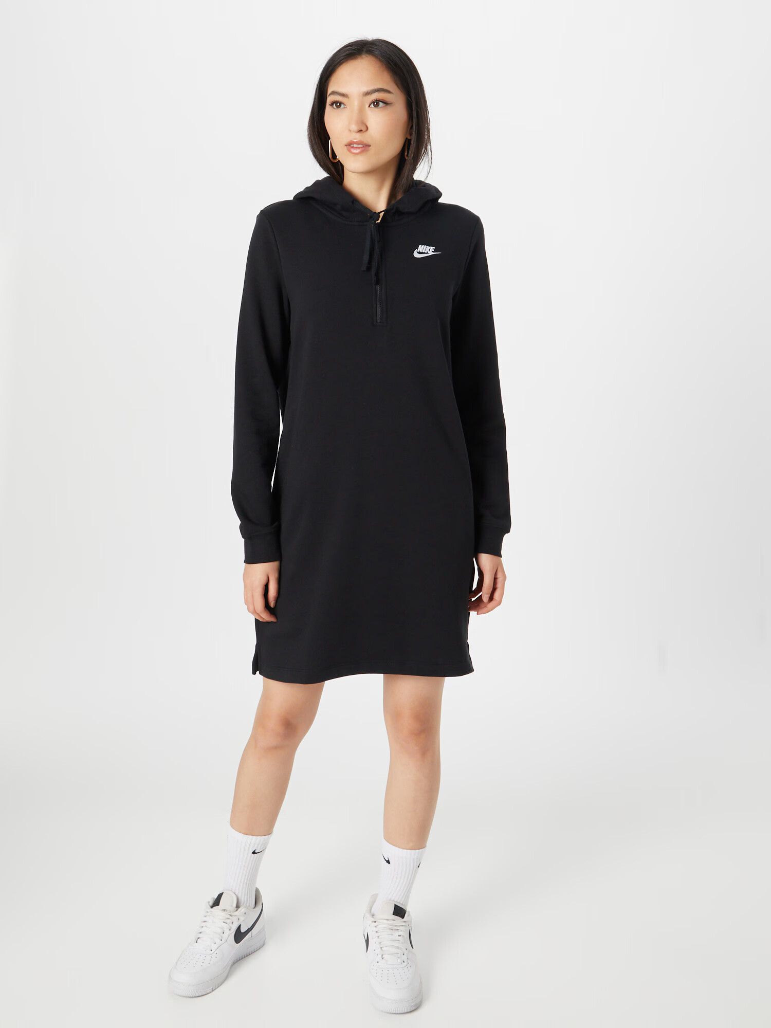 Nike Sportswear Rochie negru / alb - Pled.ro