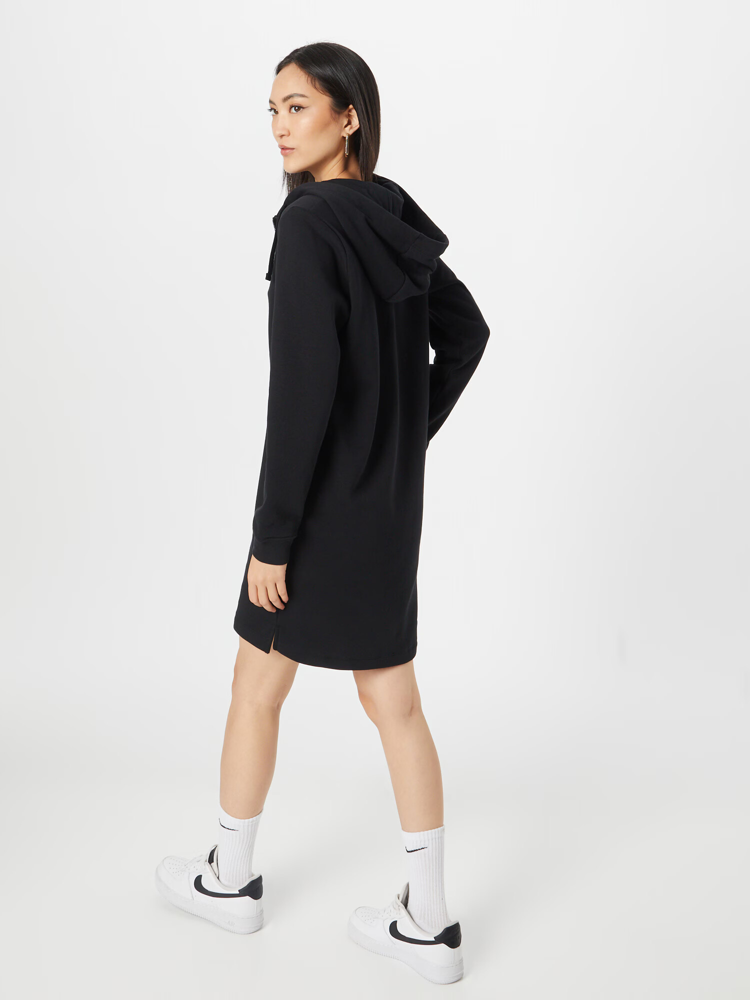 Nike Sportswear Rochie negru / alb - Pled.ro