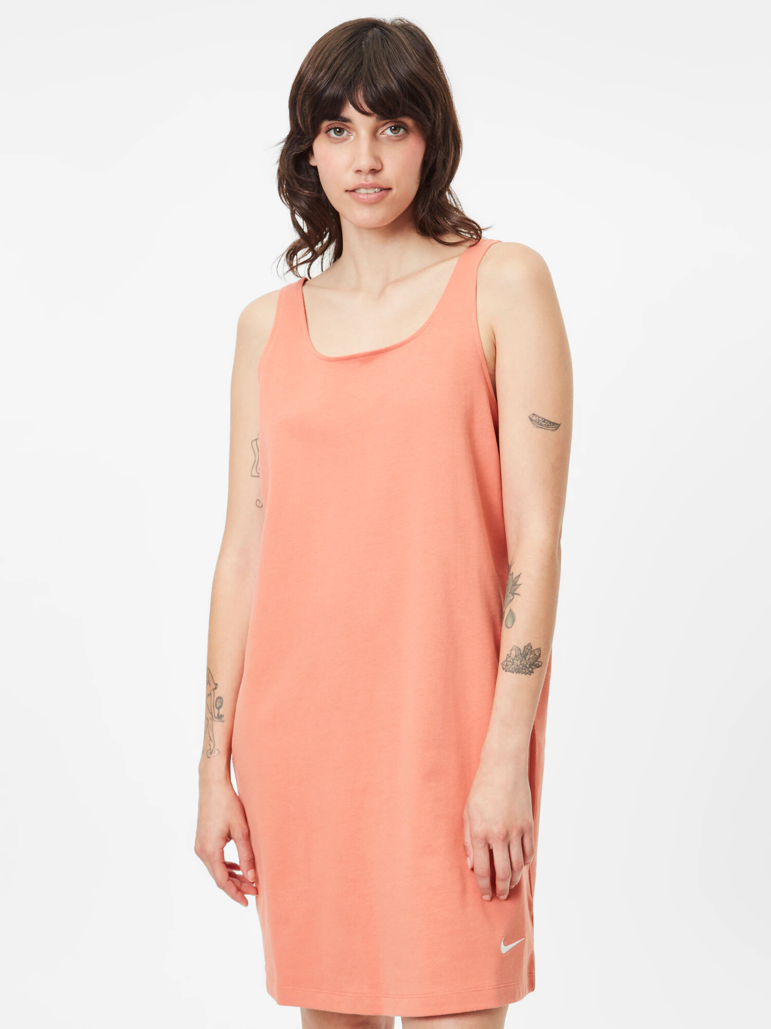 Nike Sportswear Rochie roșu pepene / alb - Pled.ro