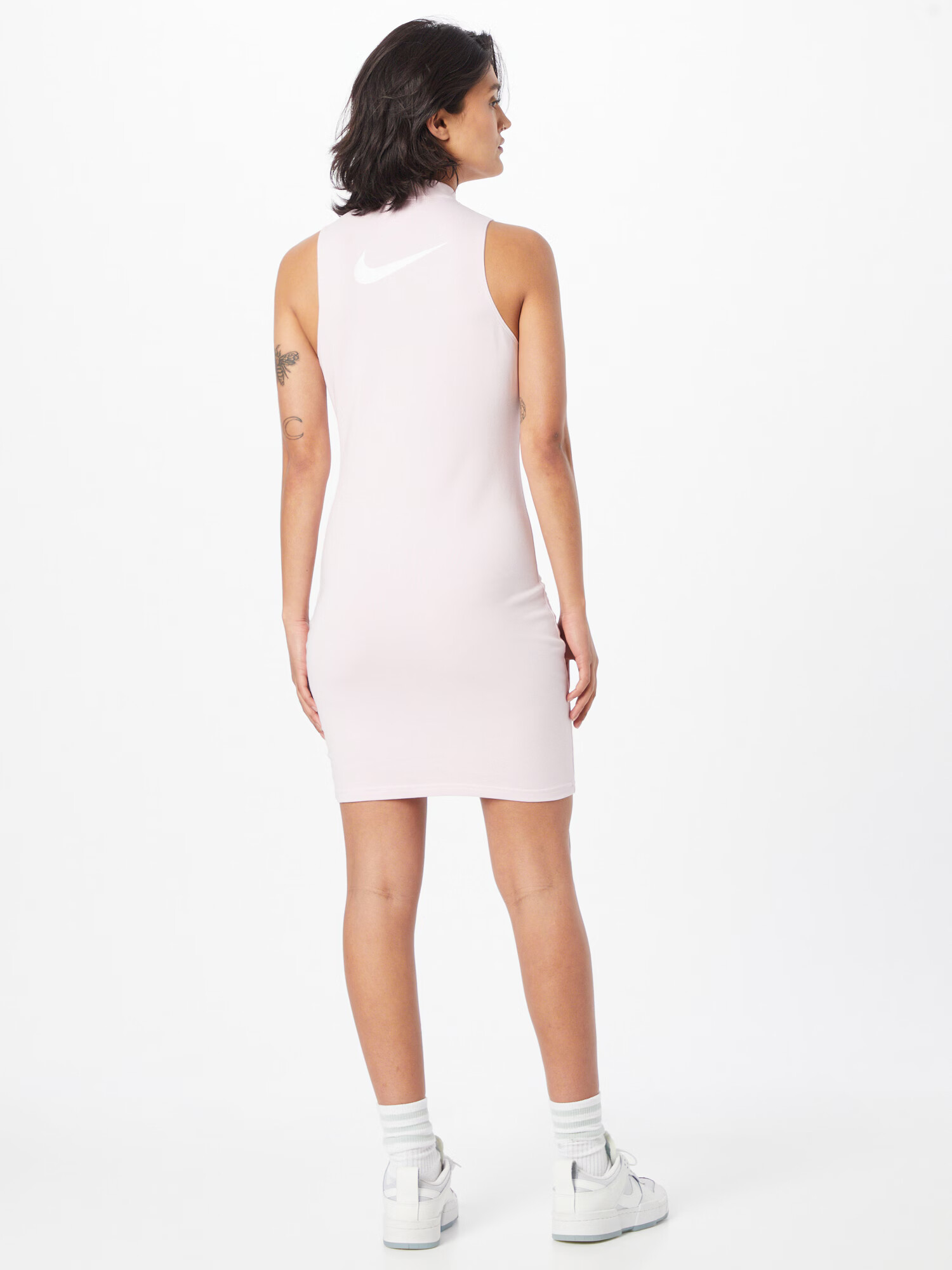 Nike Sportswear Rochie roz pastel / alb - Pled.ro