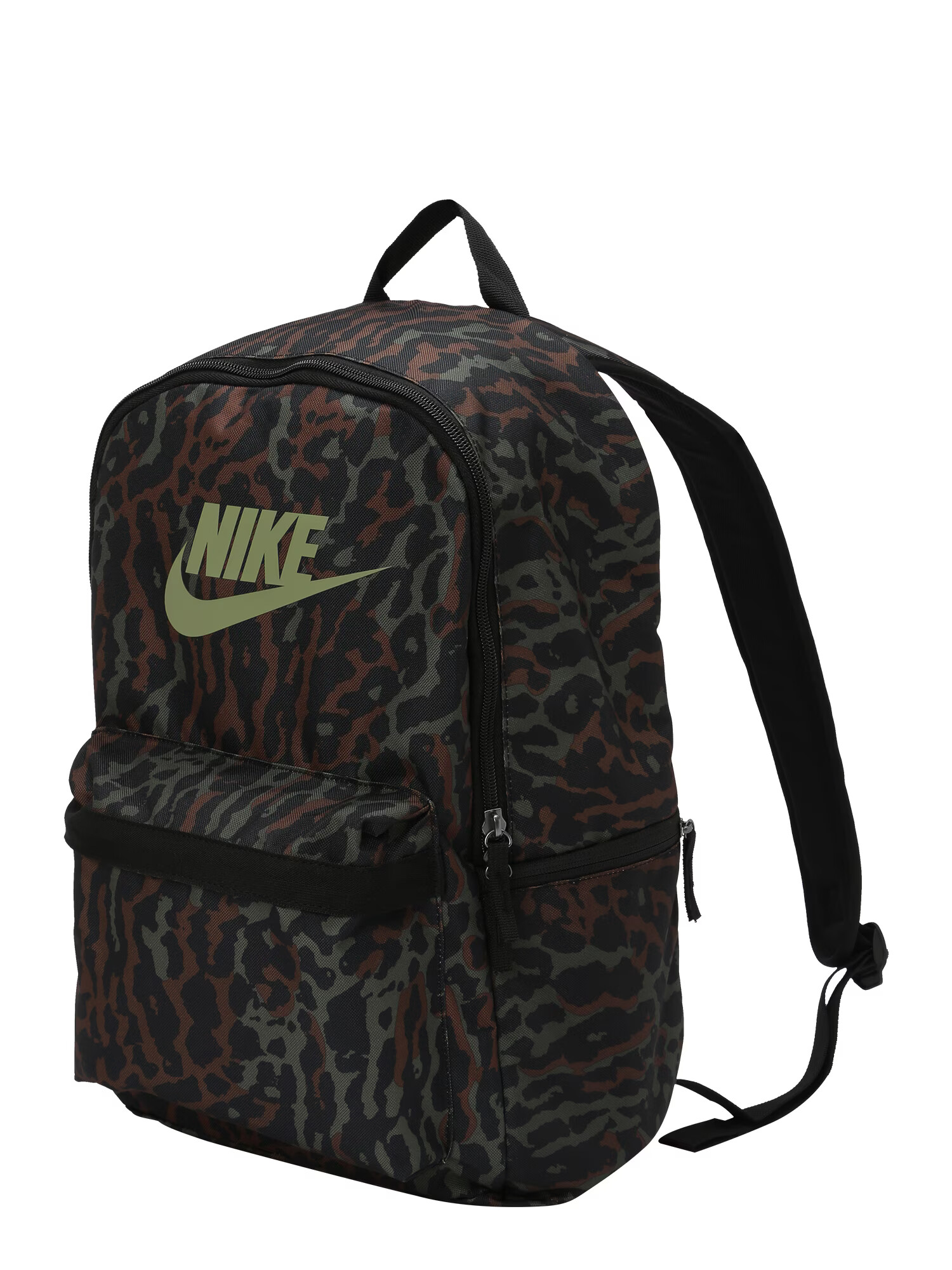 Nike Sportswear Rucsac 'Heritage' maro / gri / verde măr / negru - Pled.ro