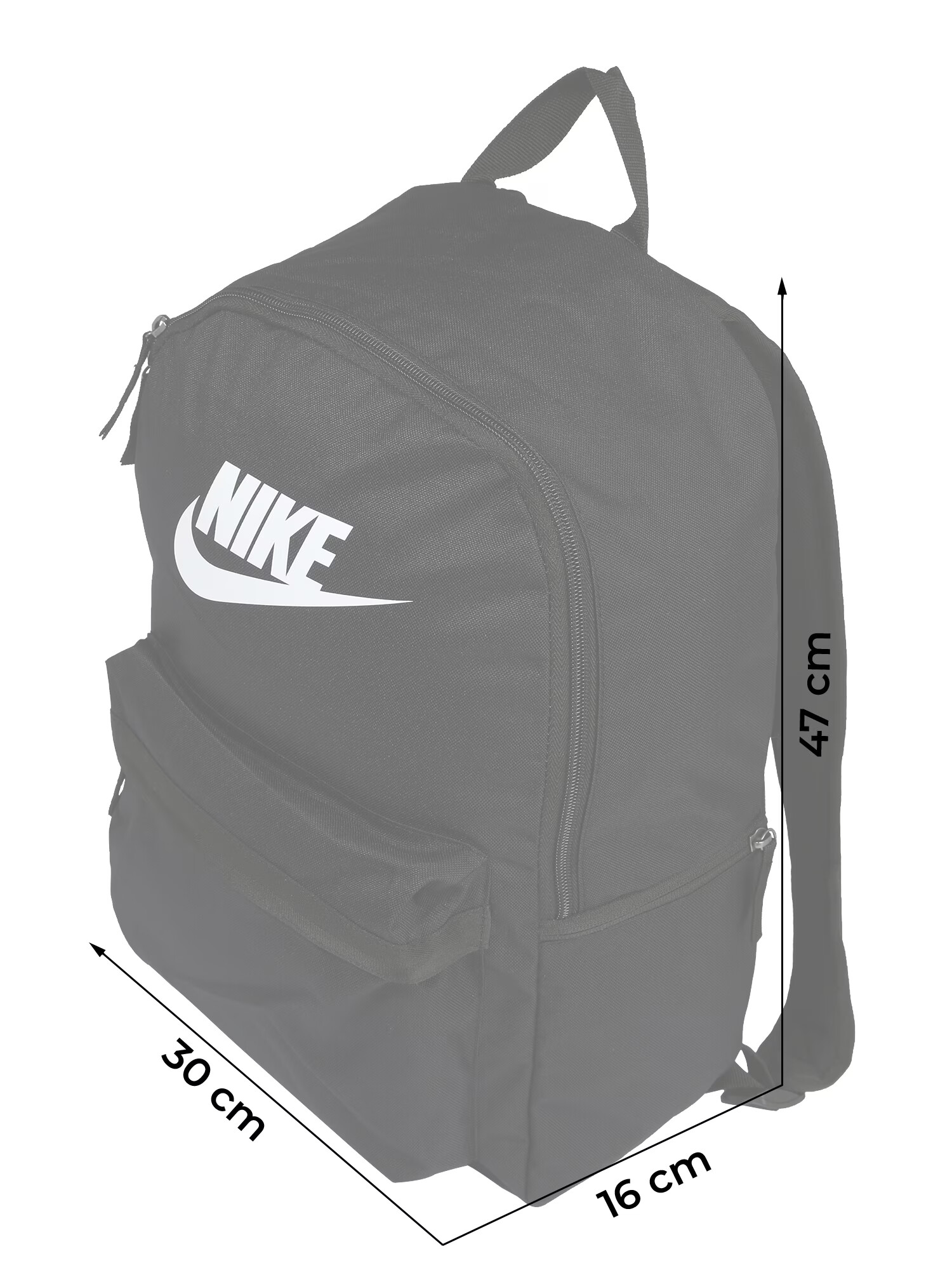 Nike Sportswear Rucsac negru / alb - Pled.ro