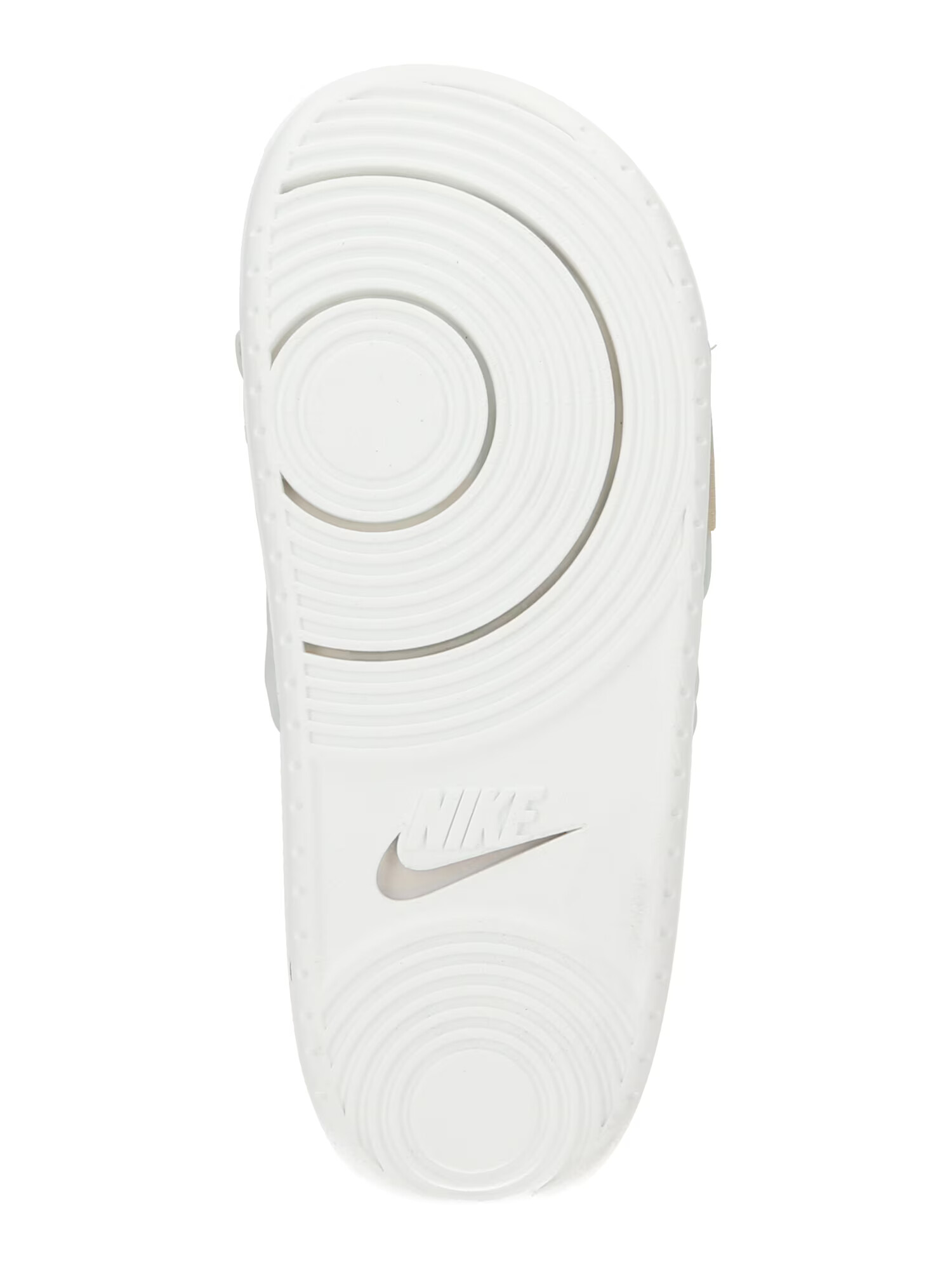 Nike Sportswear Saboți 'OFFCOURT ADJUST SLIDE' bej / gri fumuriu / alb - Pled.ro