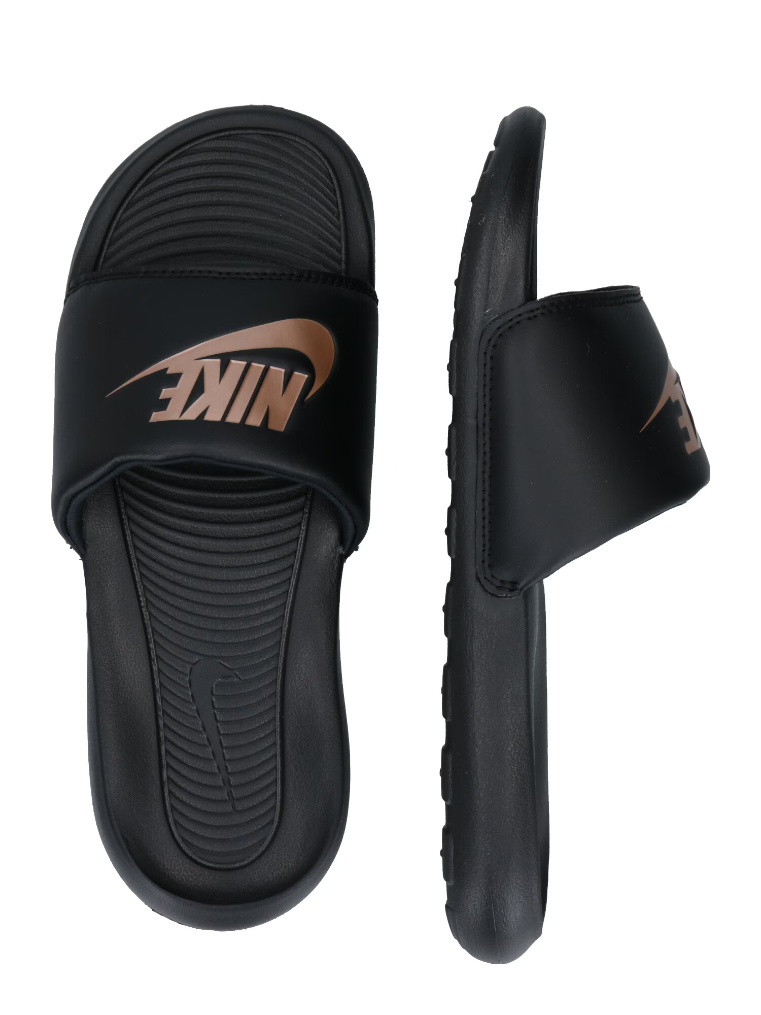 Nike Sportswear Saboți 'VICTORI ONE SLIDE' auriu - roz / negru - Pled.ro