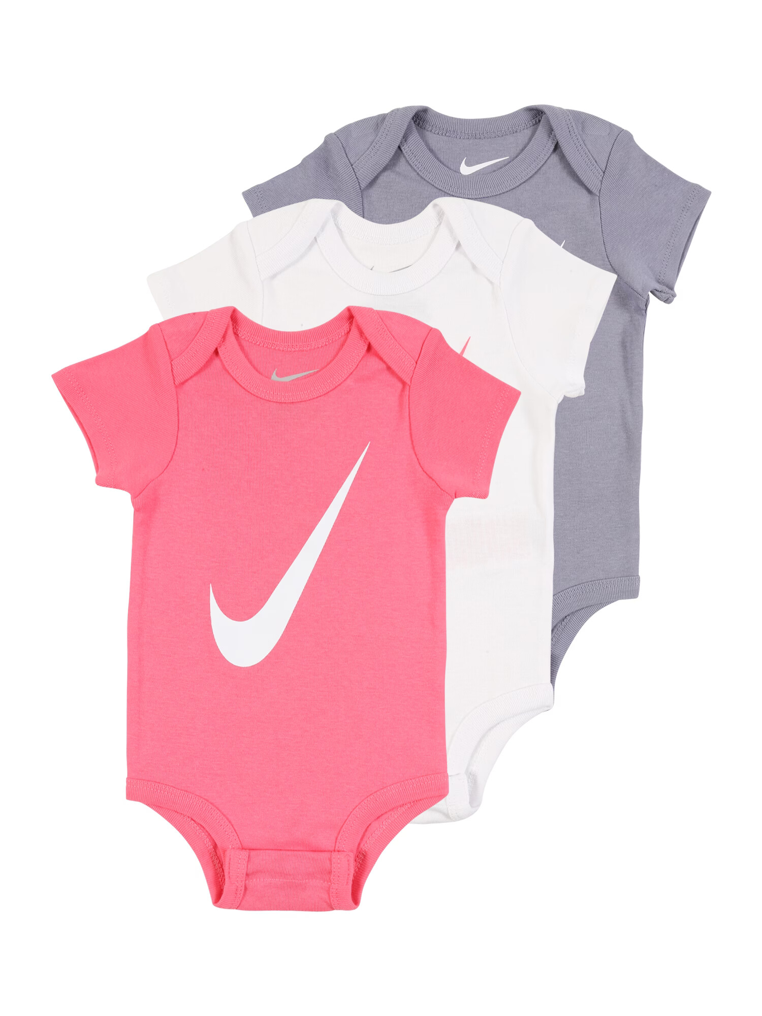 Nike Sportswear Salopetă/Body gri / roz / alb - Pled.ro