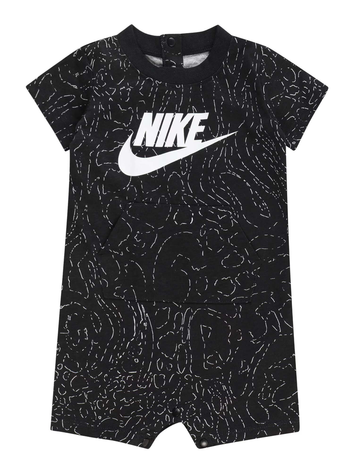 Nike Sportswear Salopetă/Body negru / alb - Pled.ro