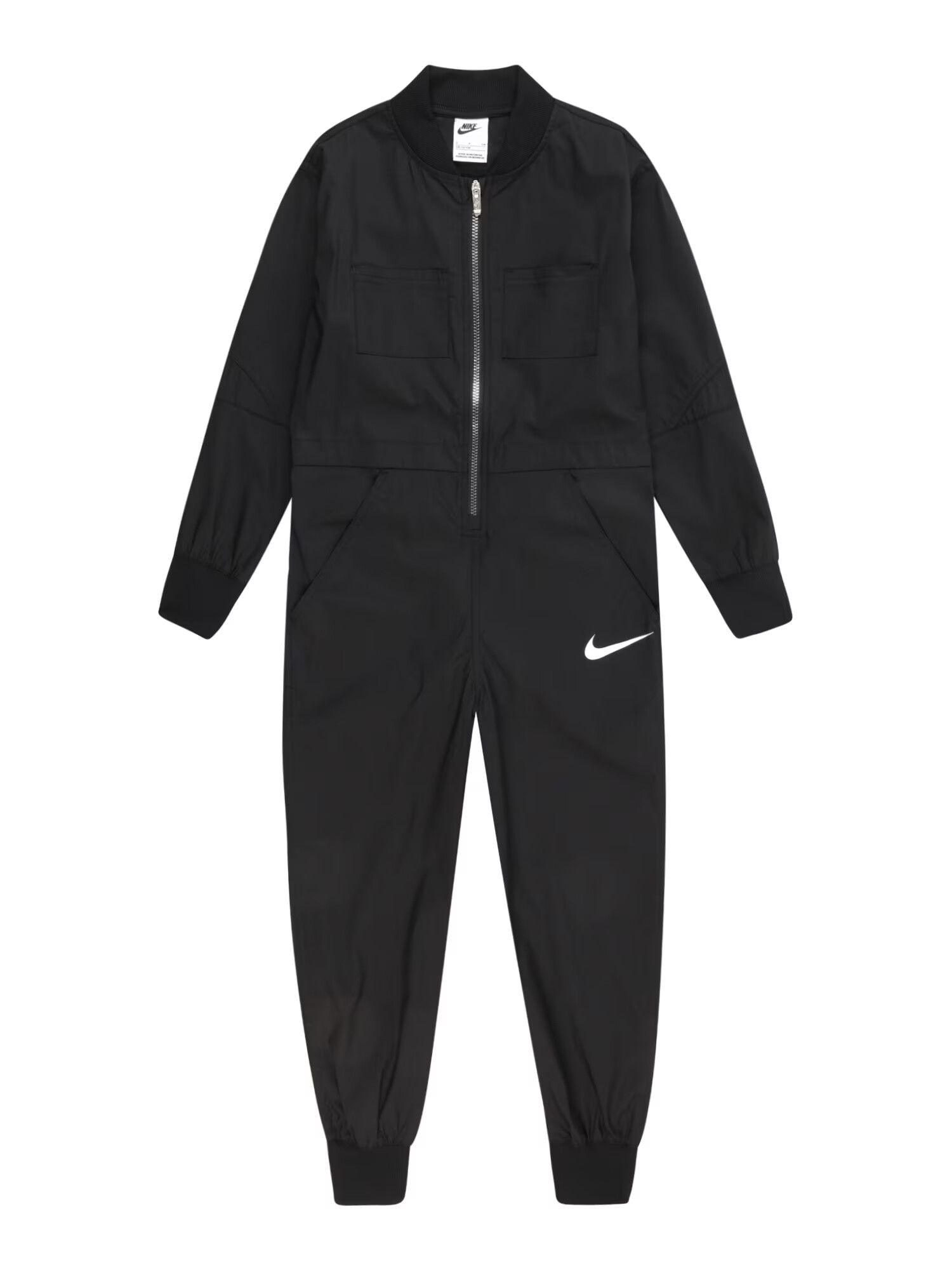 Nike Sportswear Salopetă negru / alb - Pled.ro