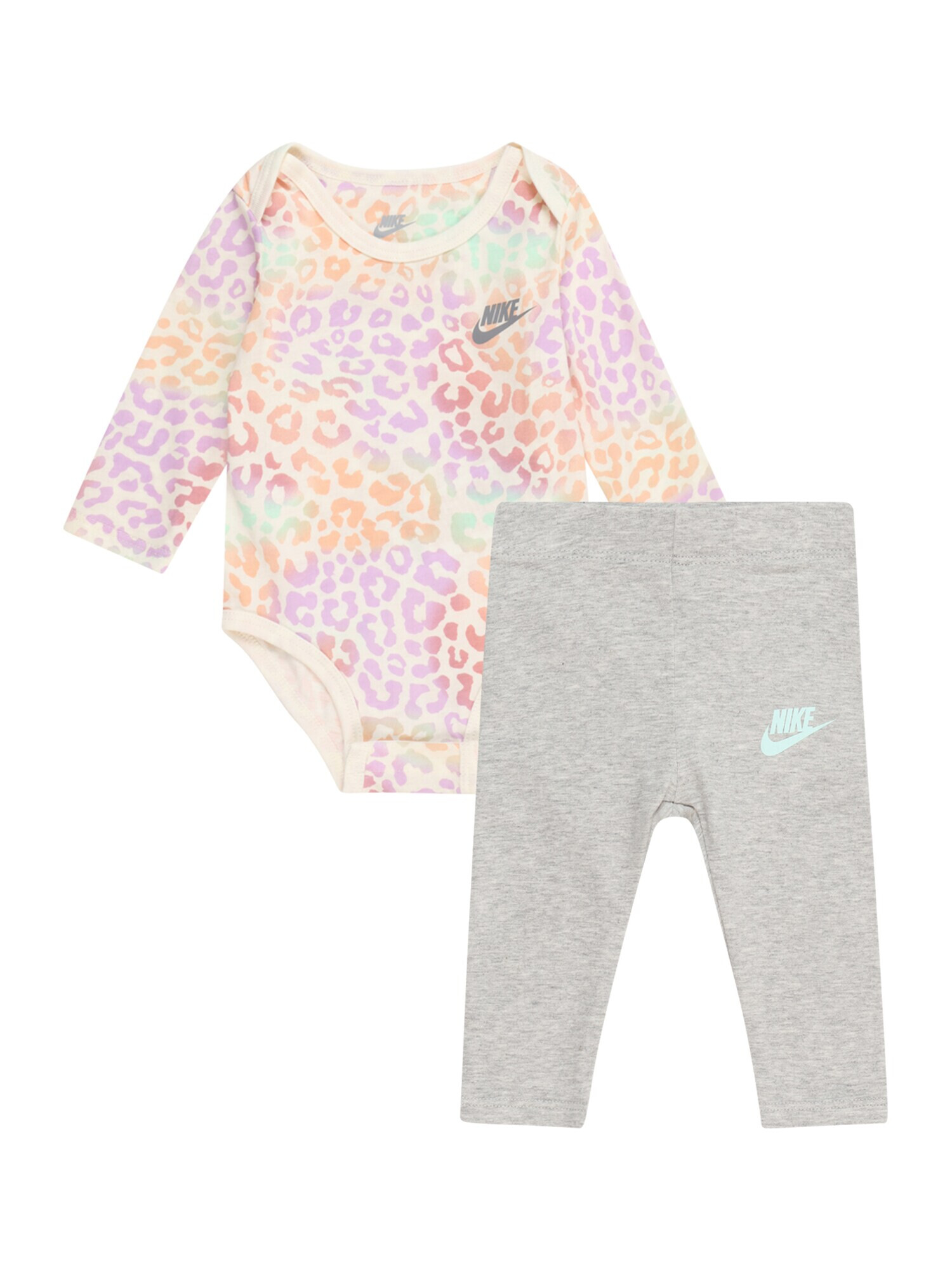 Nike Sportswear Set albastru pastel / gri amestecat / mov orhidee / portocaliu - Pled.ro