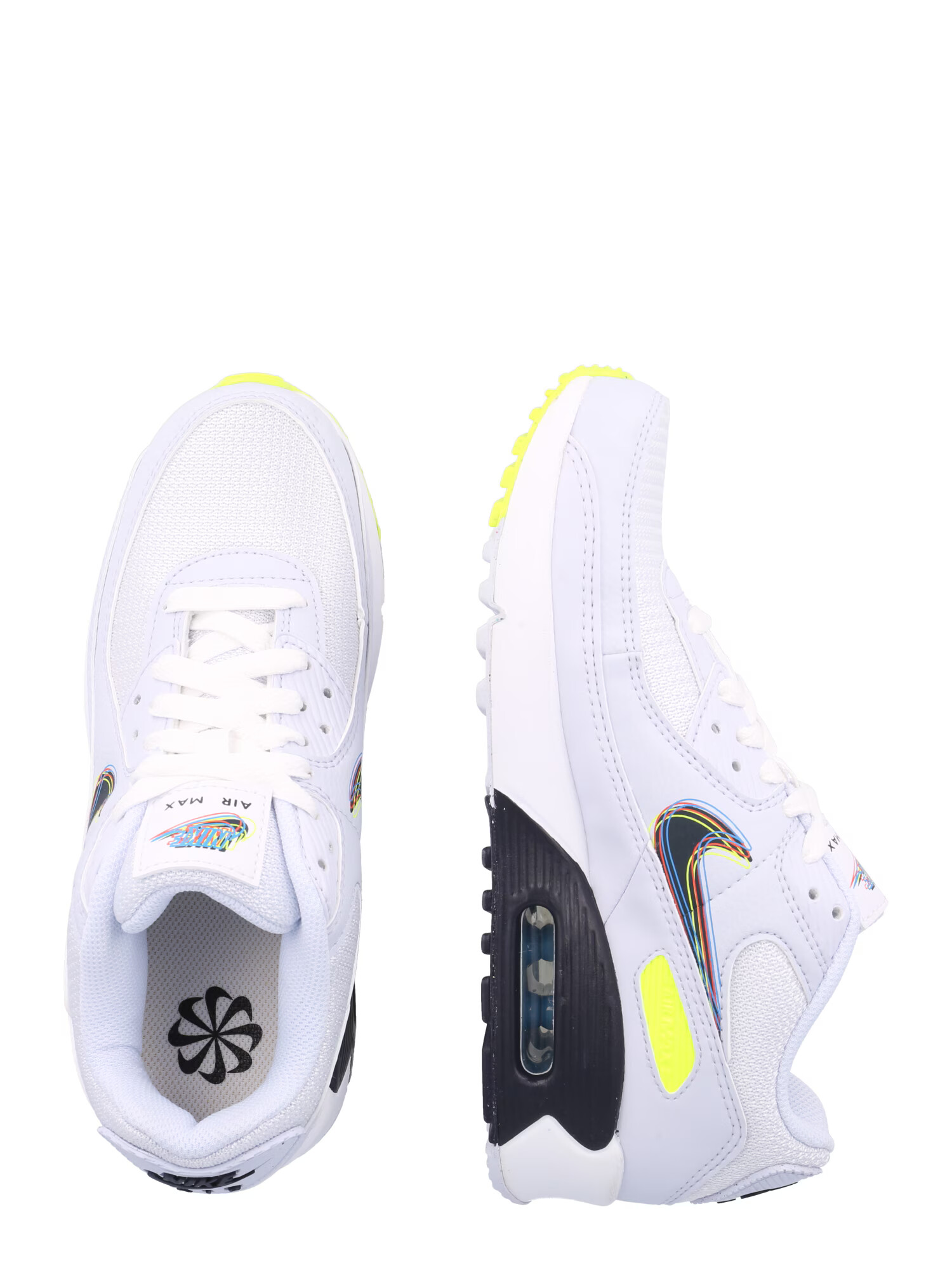 Nike Sportswear Sneaker 'Air Max 90' galben citron / gri / negru / alb - Pled.ro