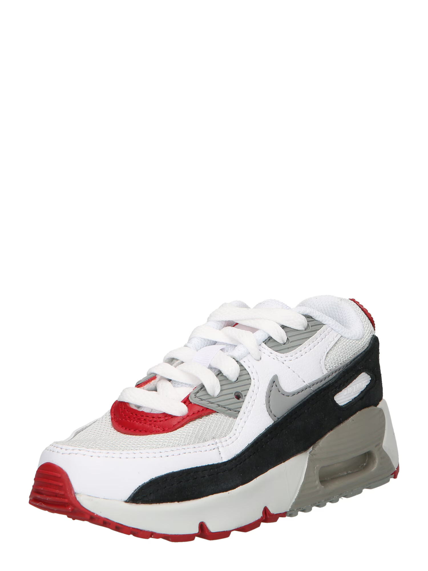 Nike Sportswear Sneaker 'AIR MAX 90 LTR (PS)' gri deschis / roșu / negru / alb - Pled.ro