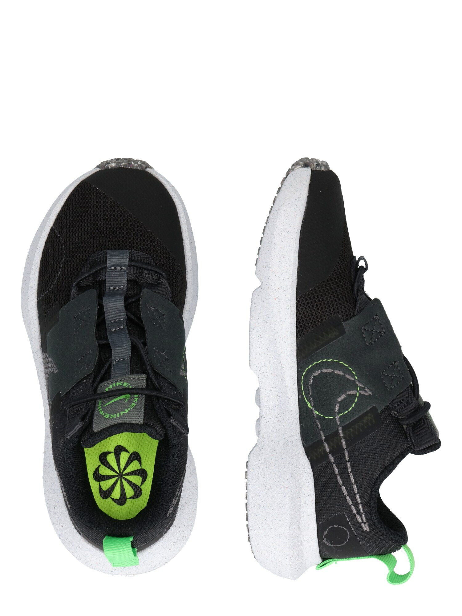 Nike Sportswear Sneaker 'Crater Impact' gri piatră / verde kiwi / negru - Pled.ro