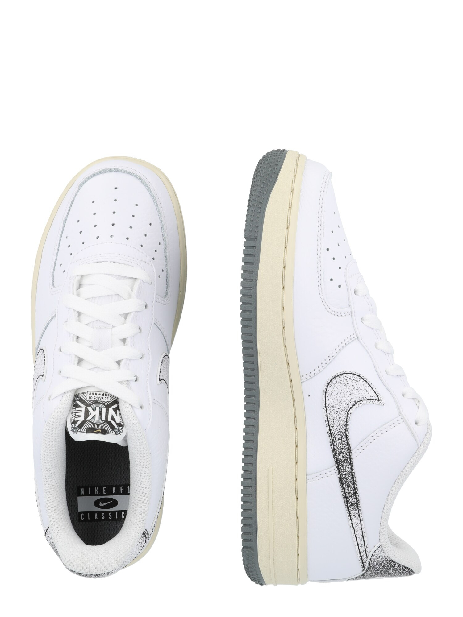 Nike Sportswear Sneaker gri metalic / negru / alb - Pled.ro