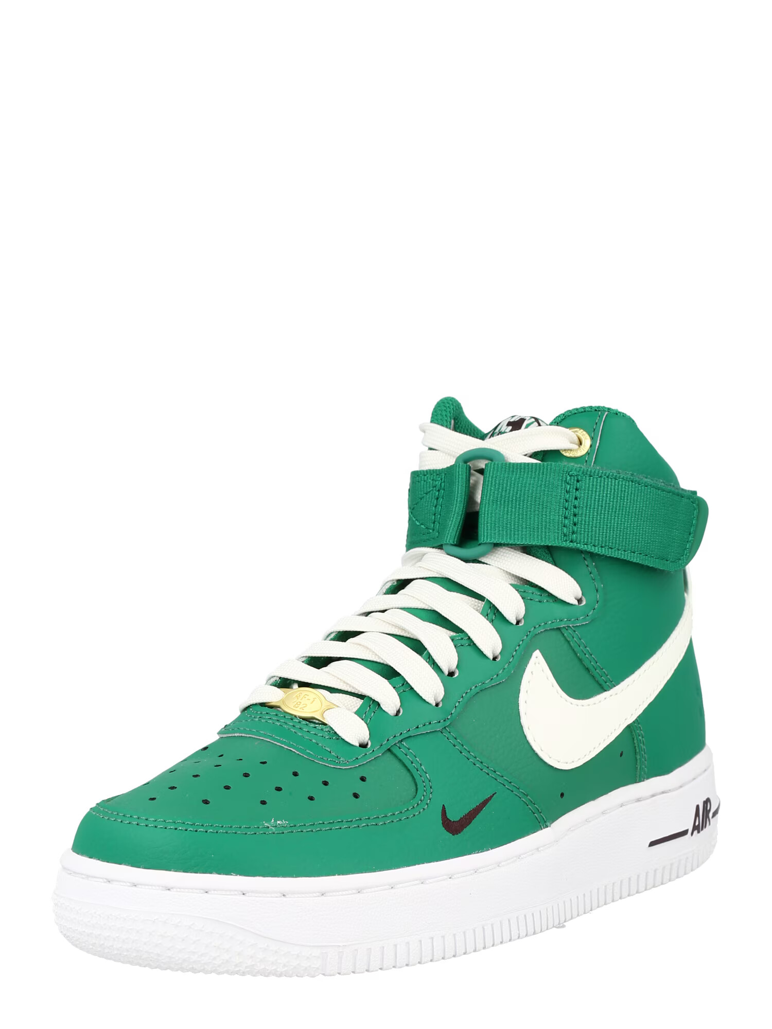 Nike Sportswear Sneaker înalt 'Air Force 1' verde / negru / alb - Pled.ro