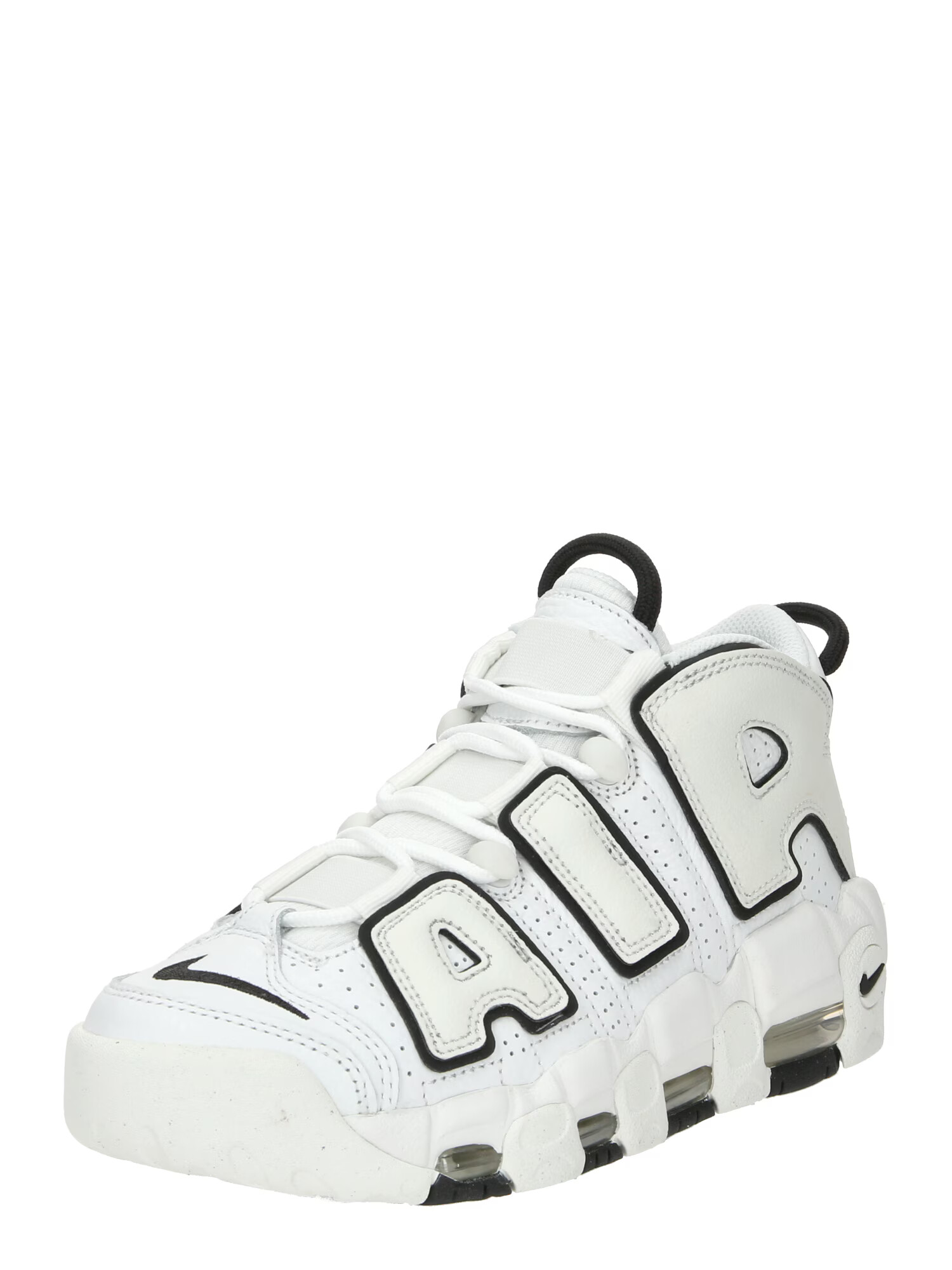 Nike Sportswear Sneaker înalt 'Air More Uptempo' negru / alb - Pled.ro