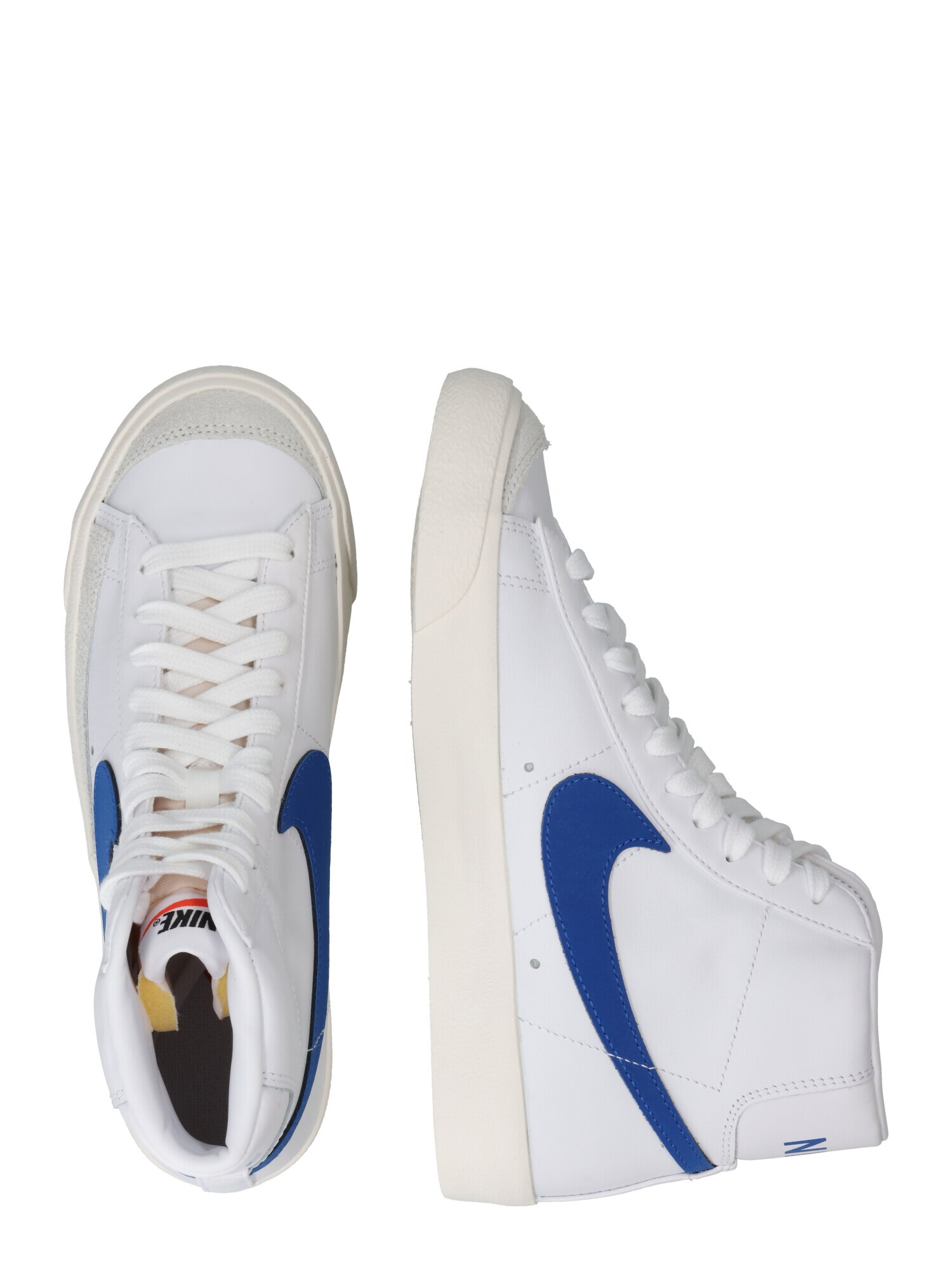 Nike Sportswear Sneaker înalt 'Blazer Mid 77' albastru regal / roșu deschis / alb - Pled.ro