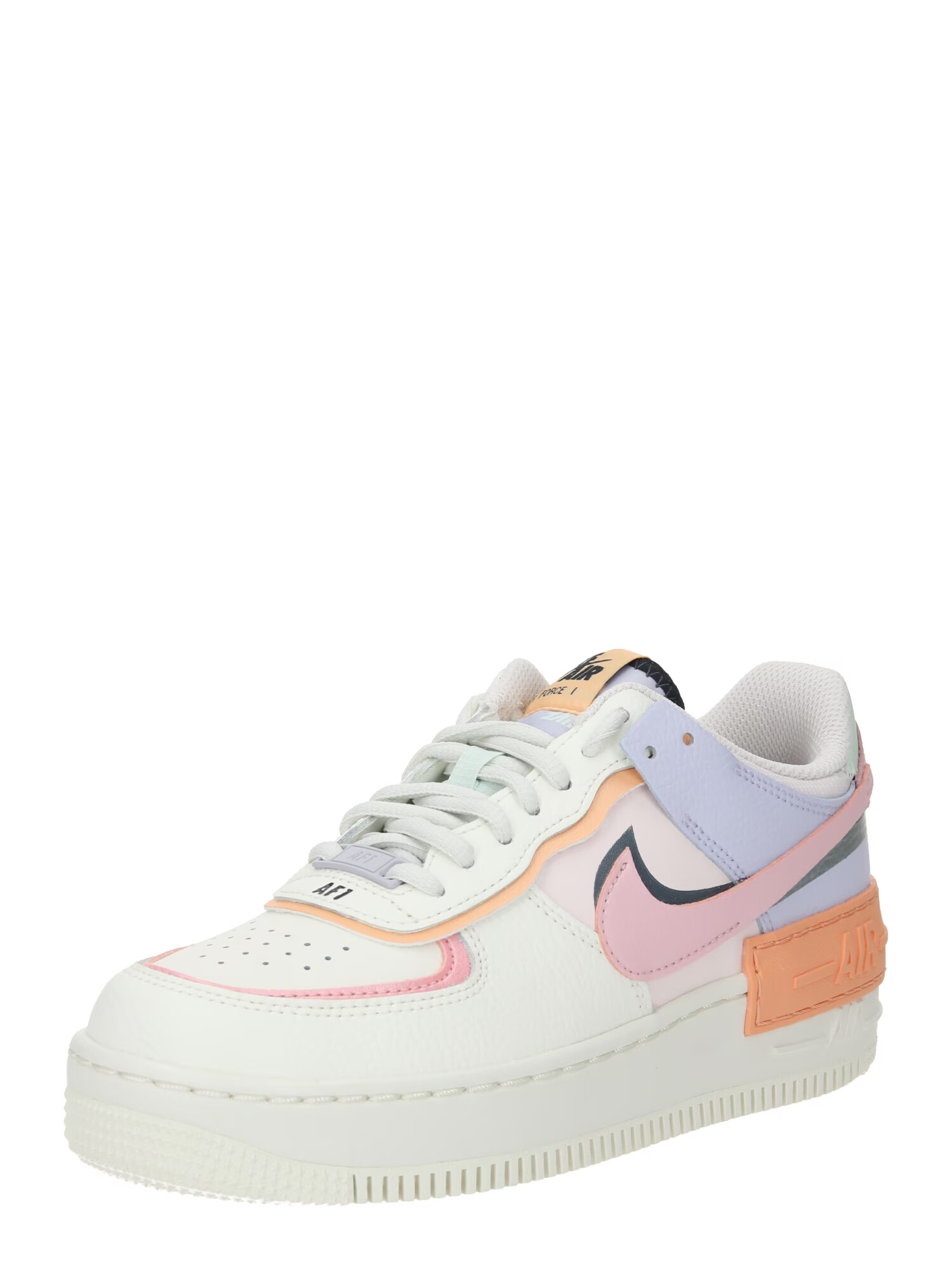 Nike Sportswear Sneaker low 'AF1 AF1' bej deschis / mov deschis / portocaliu / roz - Pled.ro