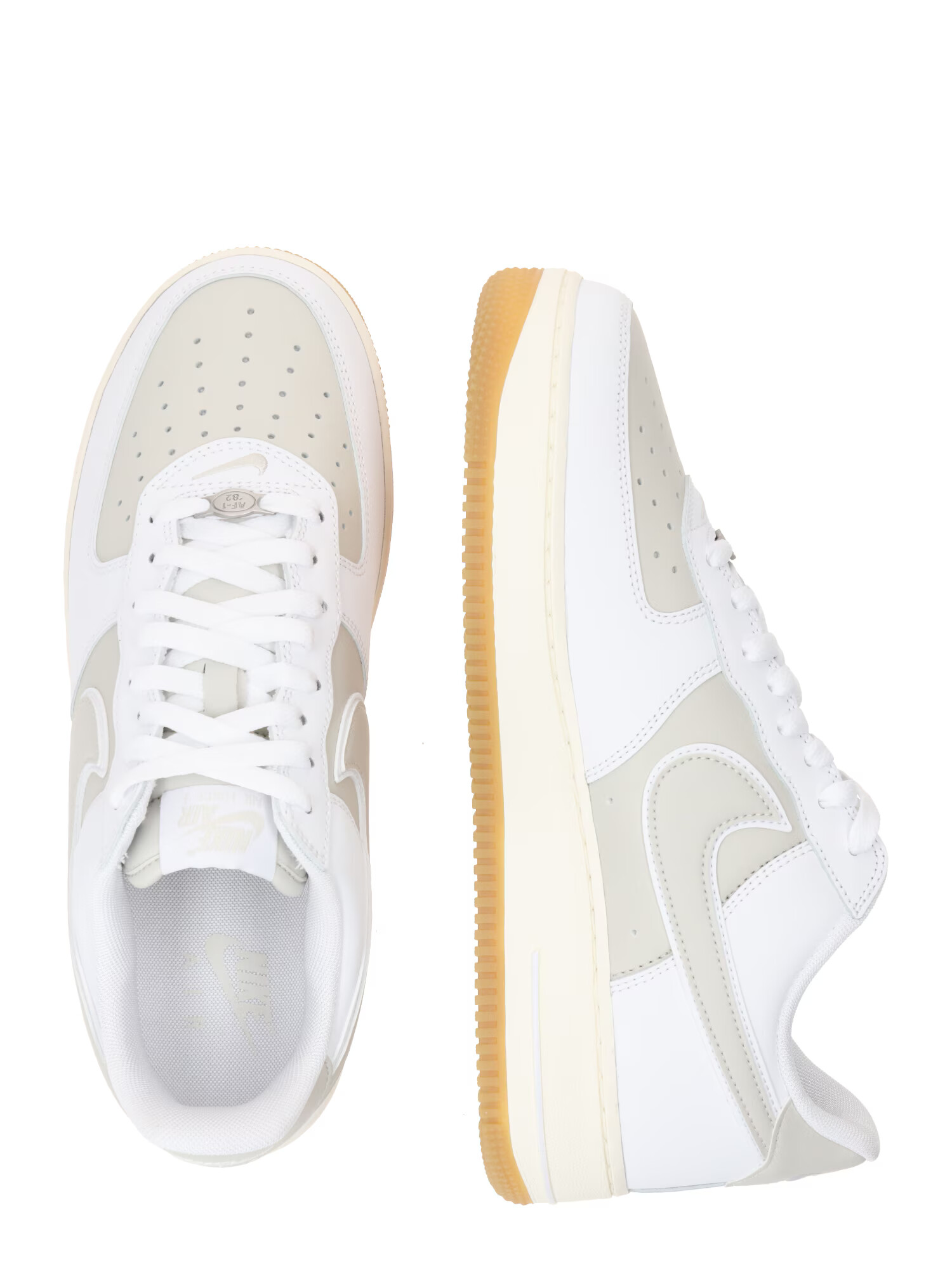 Nike Sportswear Sneaker low 'Air Force 1 '07' gri piatră / alb - Pled.ro