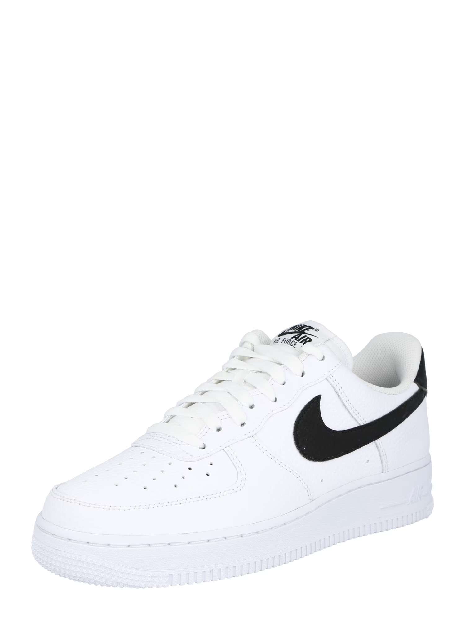 Nike Sportswear Sneaker low 'AIR FORCE 1 07' negru / alb - Pled.ro