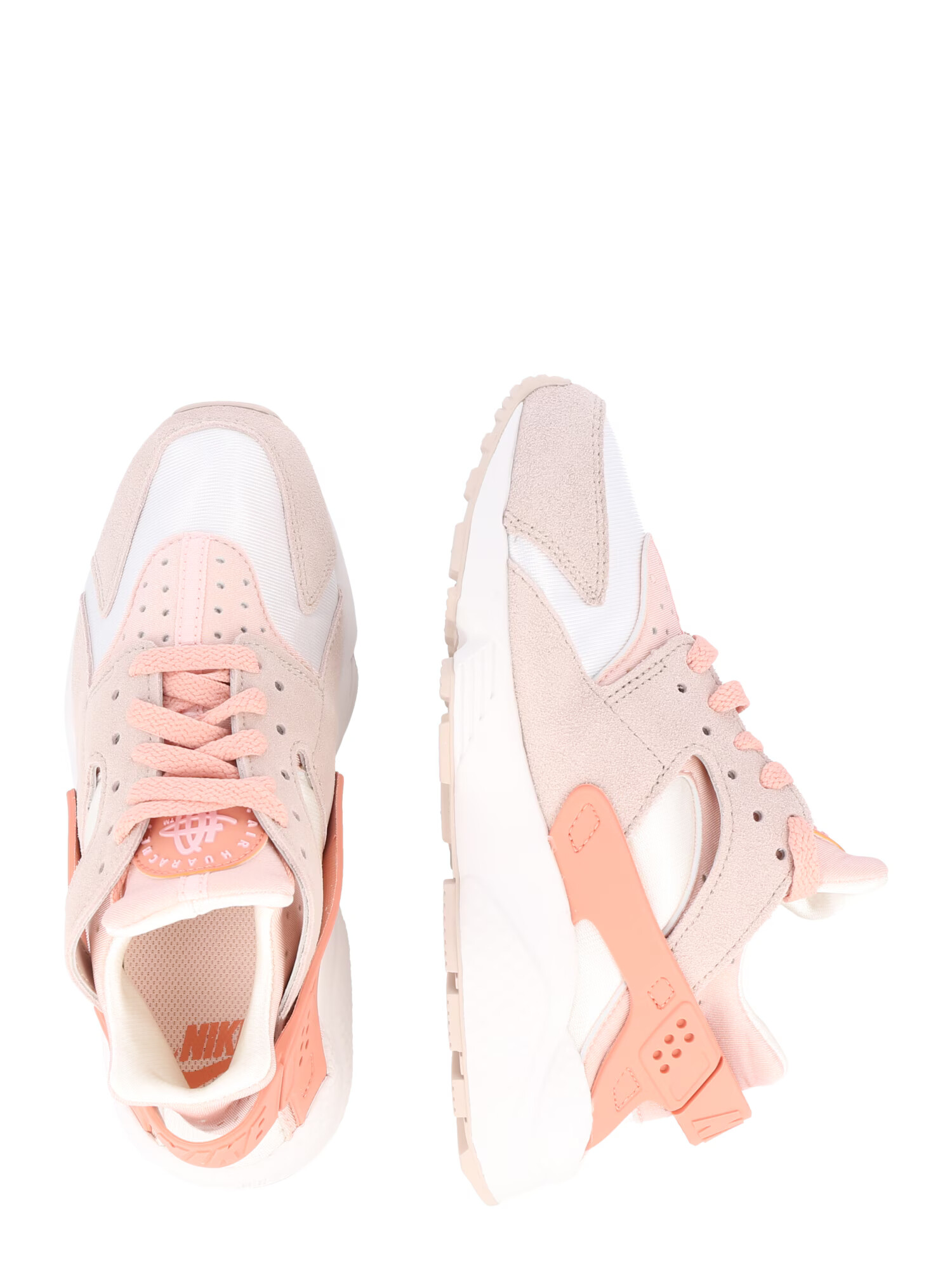 Nike Sportswear Sneaker low 'Air Huarache' mov deschis / portocaliu piersică / alb - Pled.ro